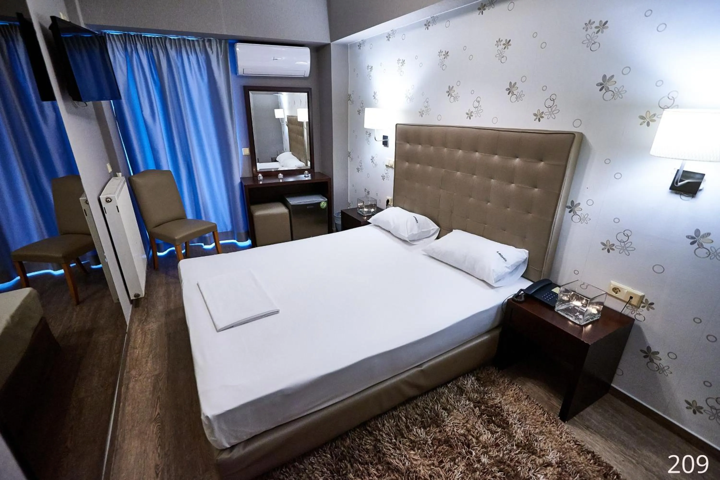 Bed in Atlantic Hotel