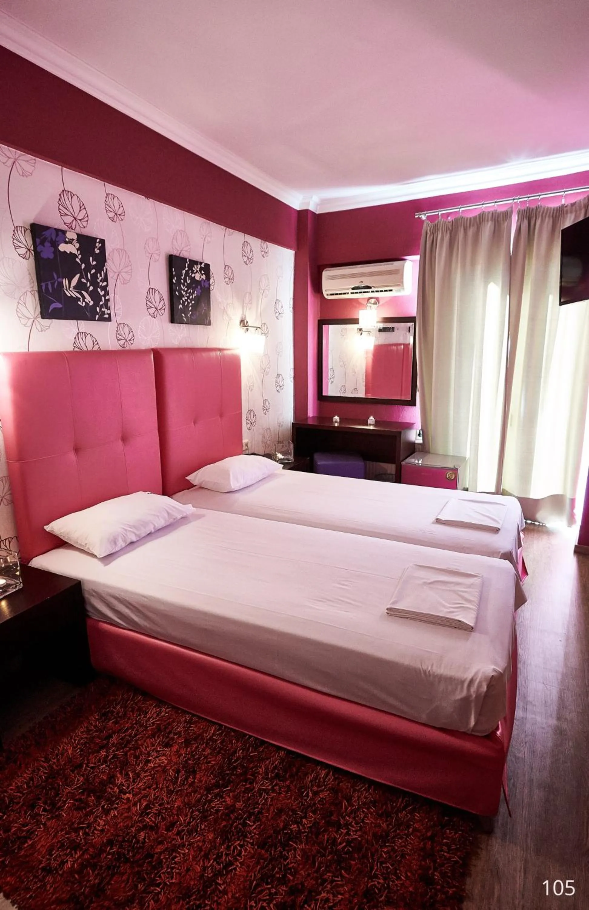 Bed in Atlantic Hotel