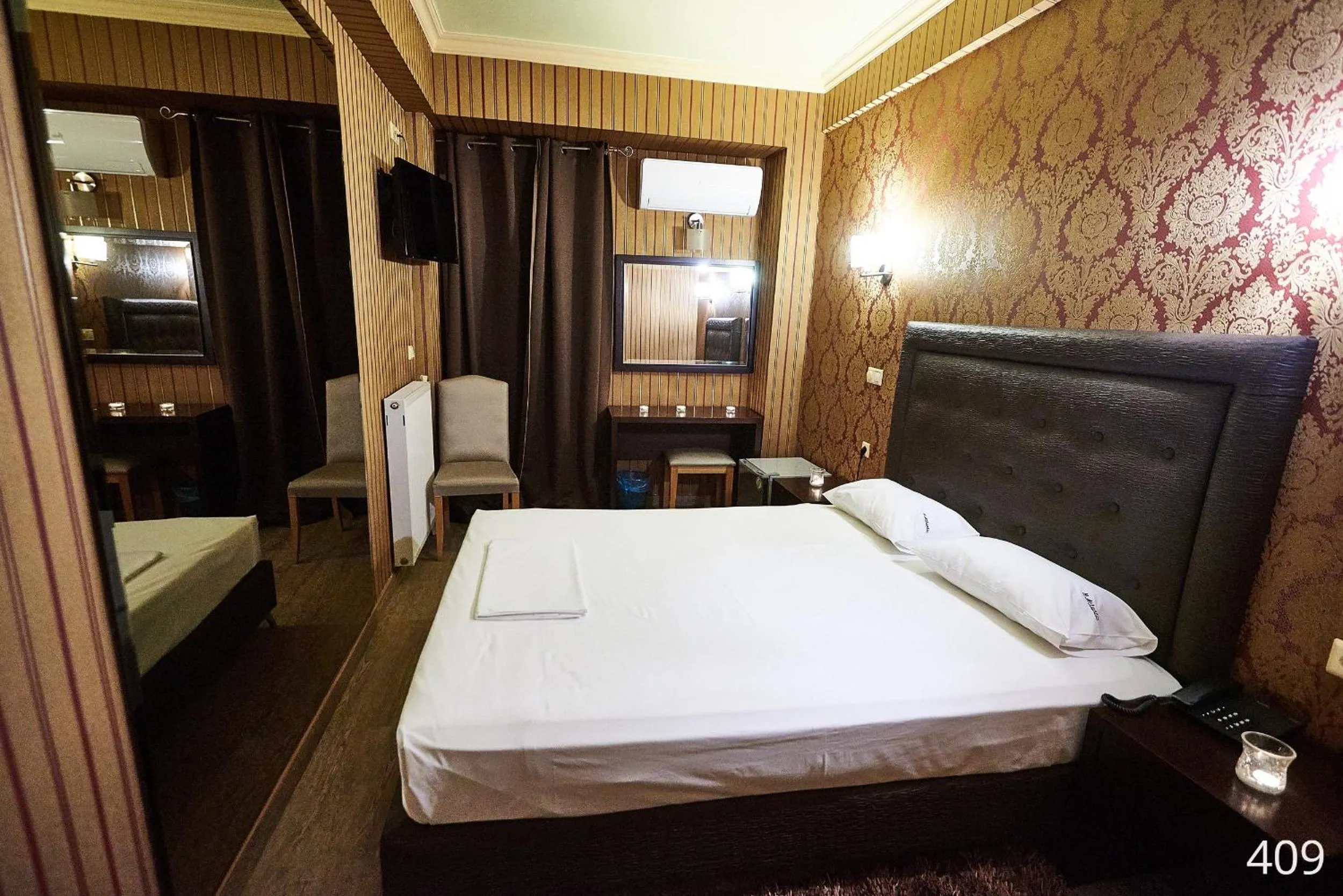 Bed in Atlantic Hotel