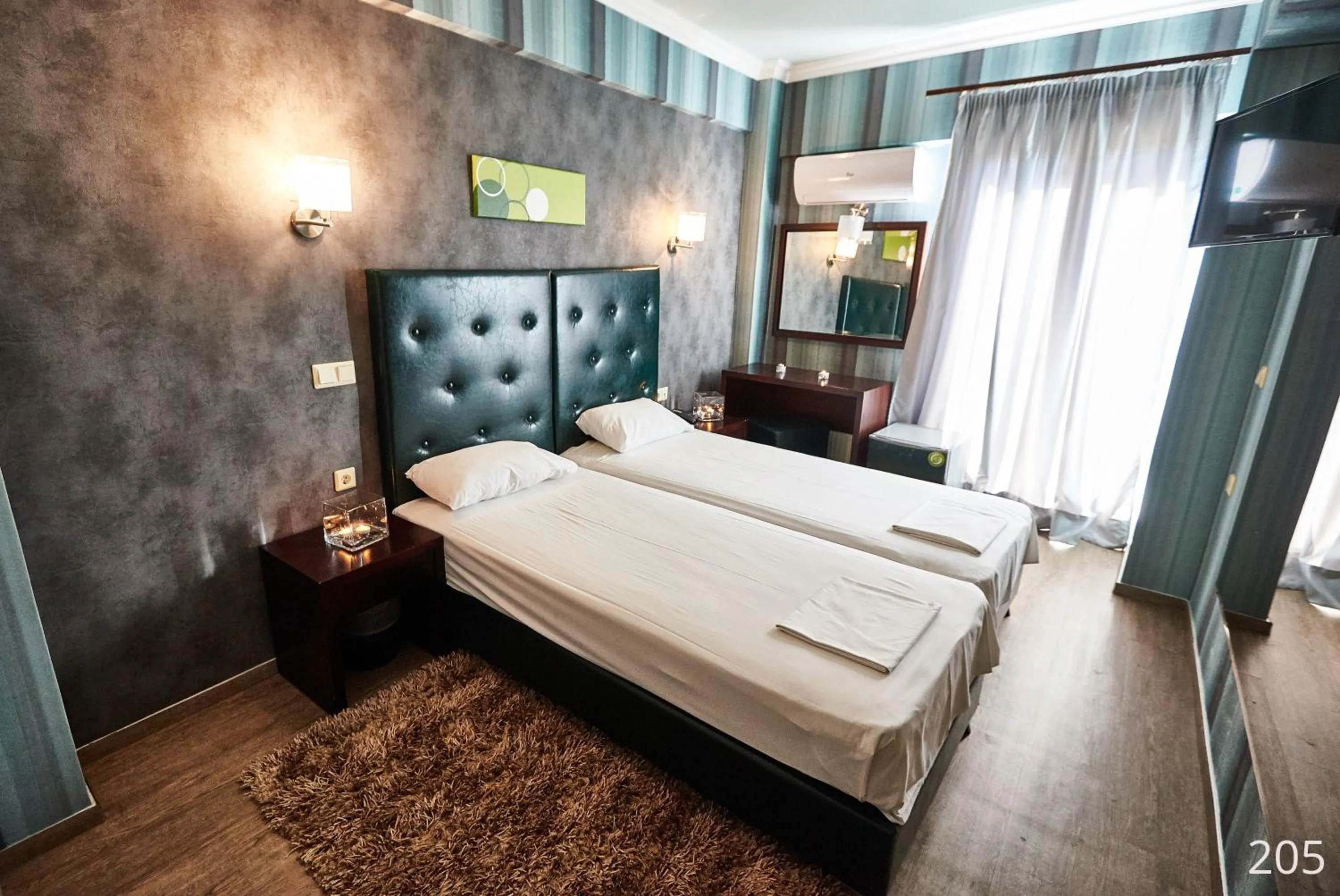 Bed in Atlantic Hotel