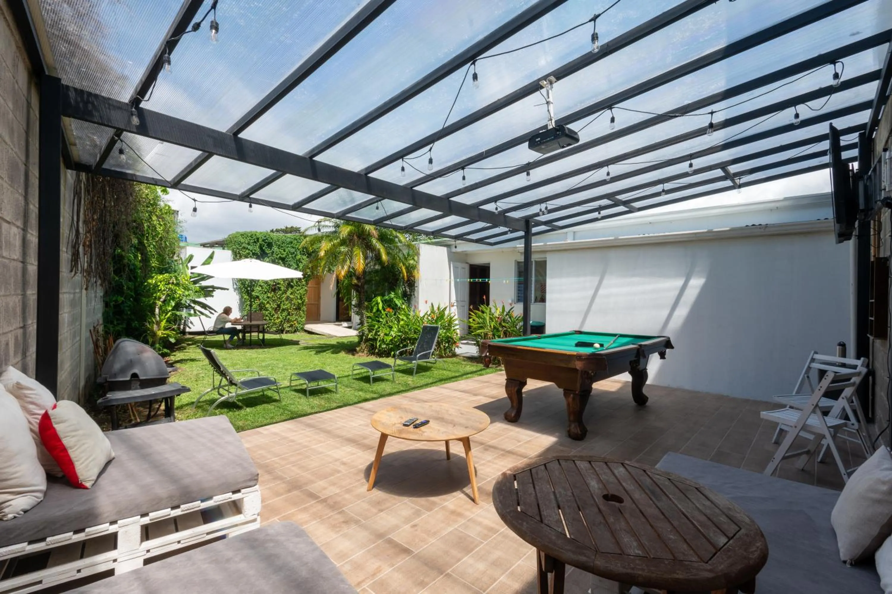 Patio in Capital Hostel de Ciudad