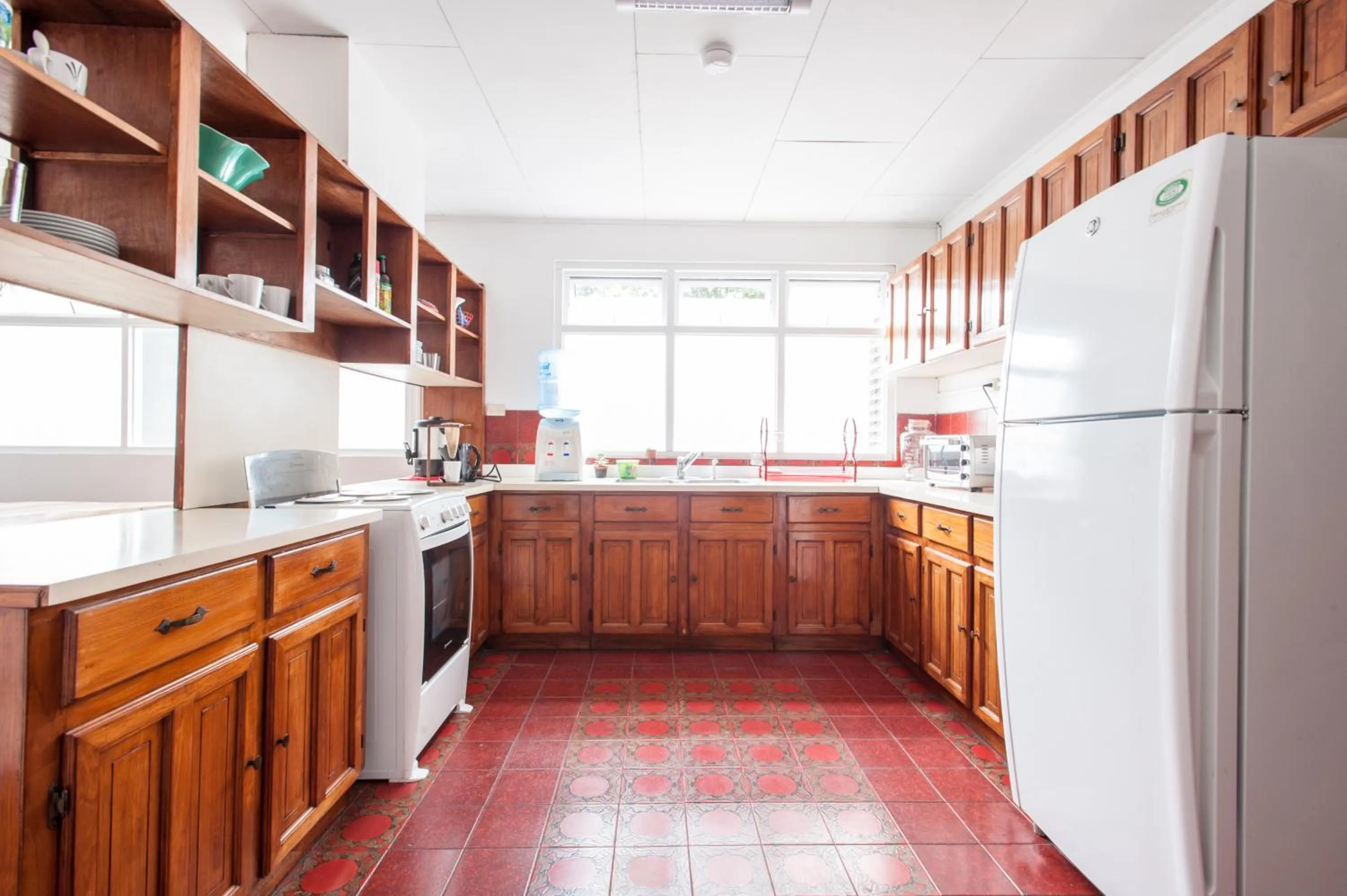 Kitchen or kitchenette in Capital Hostel de Ciudad