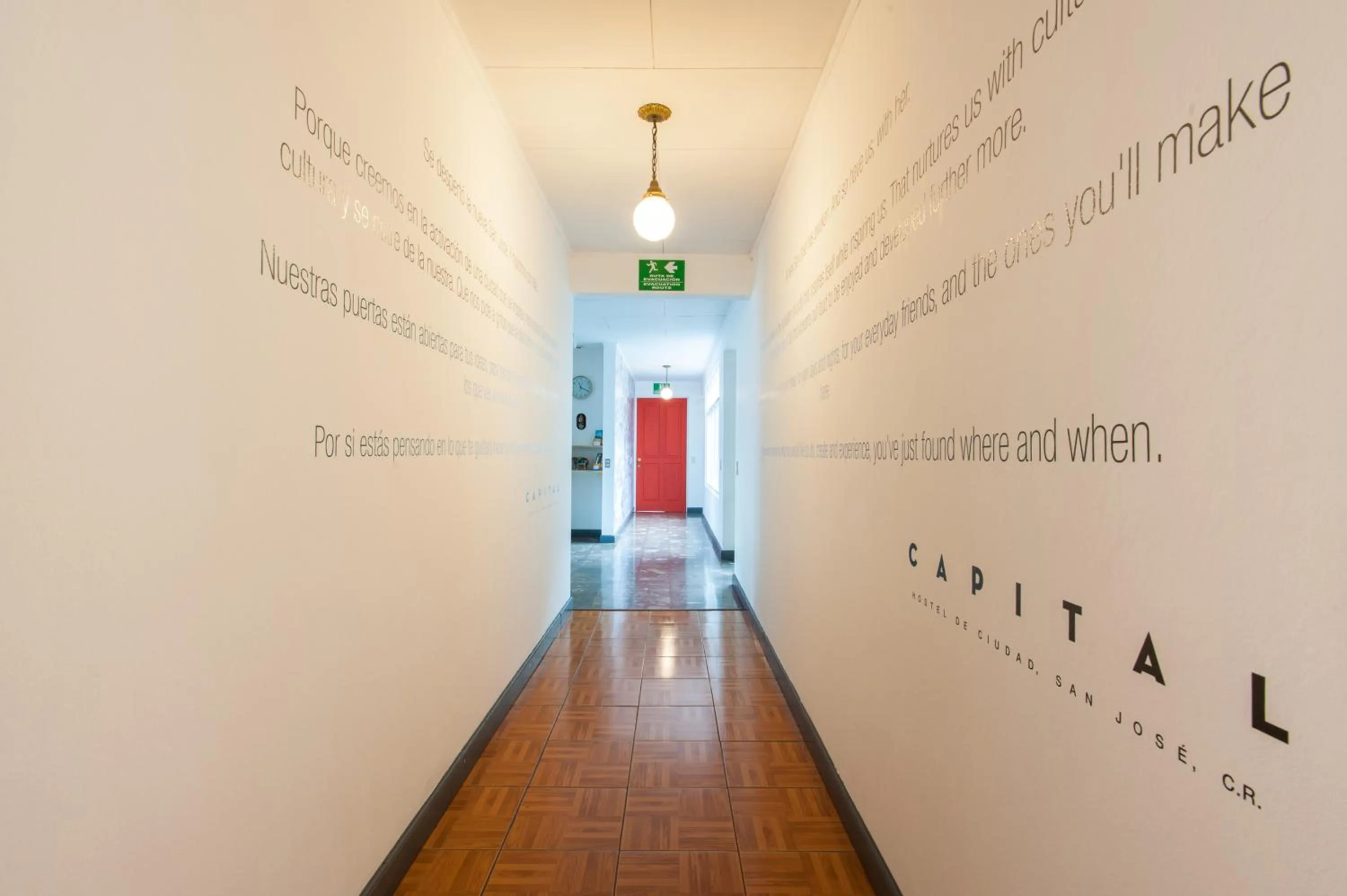 Decorative detail in Capital Hostel de Ciudad