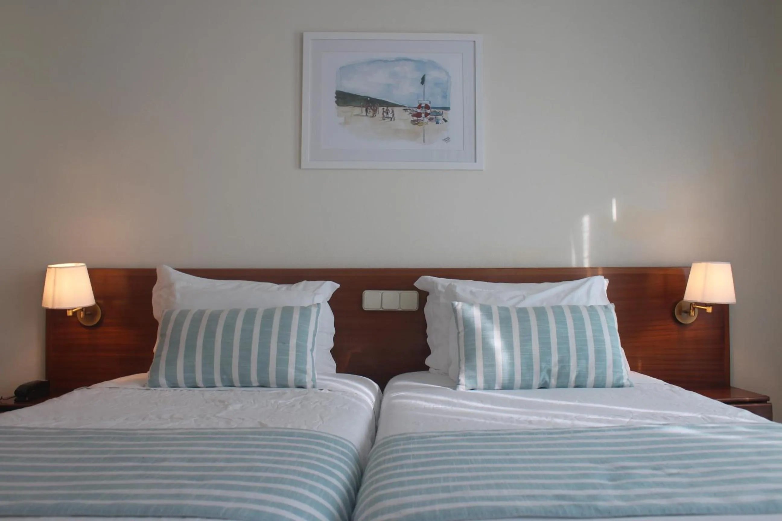 Bed in Hotel Santo Antonio Da Baia