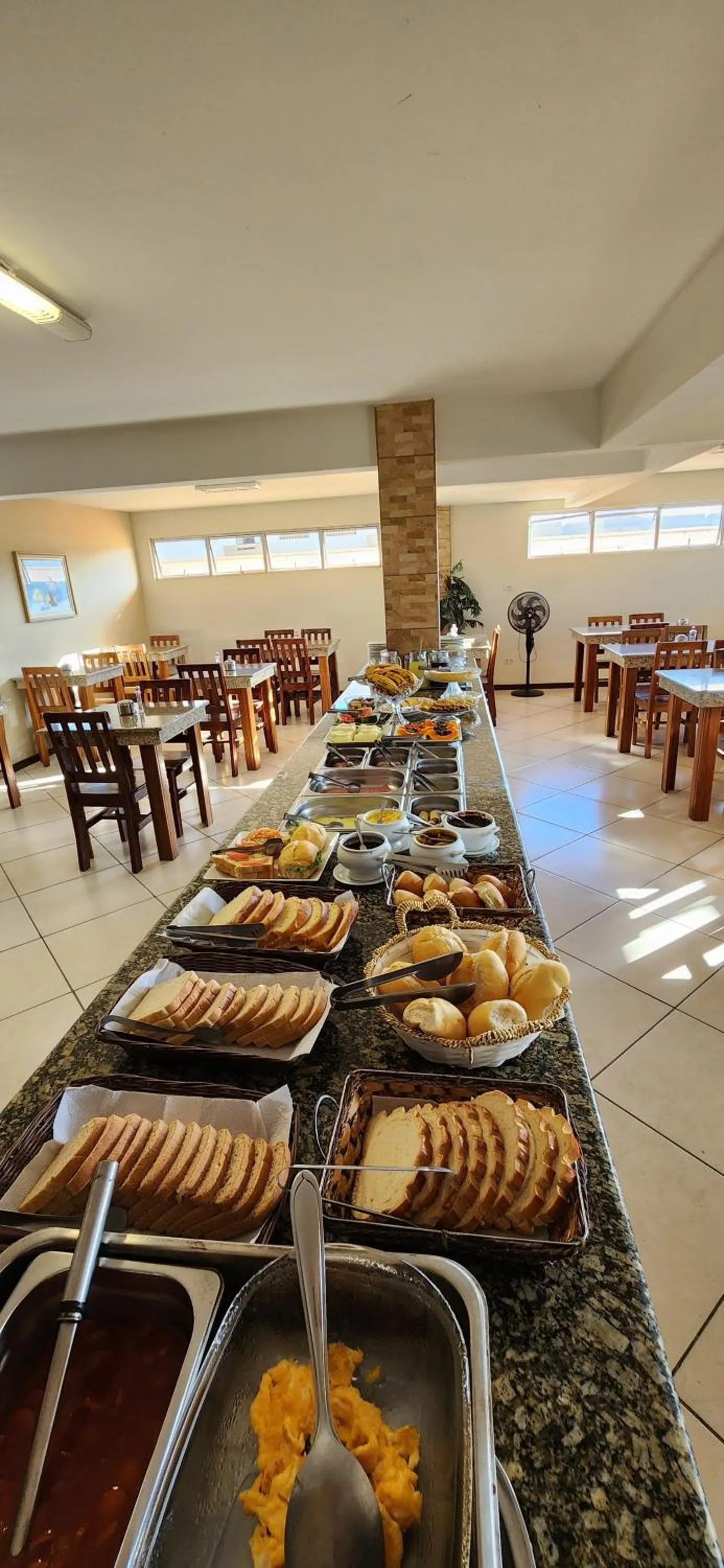 Buffet breakfast in Simar Hotel