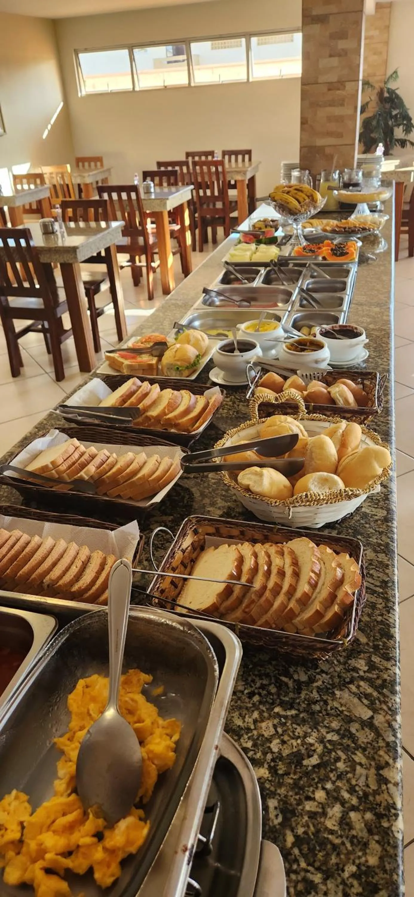 Buffet breakfast in Simar Hotel