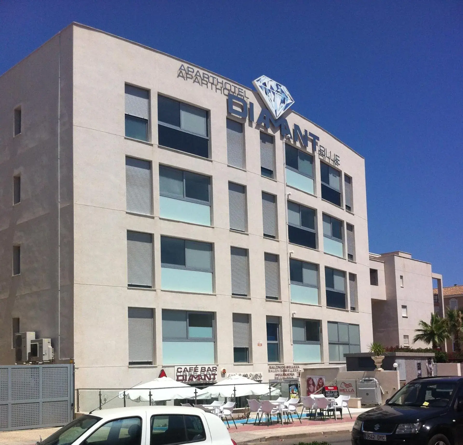 Facade/entrance in Aparthotel Diamant Blue Facade/entrance in Aparthotel Diamant Blue