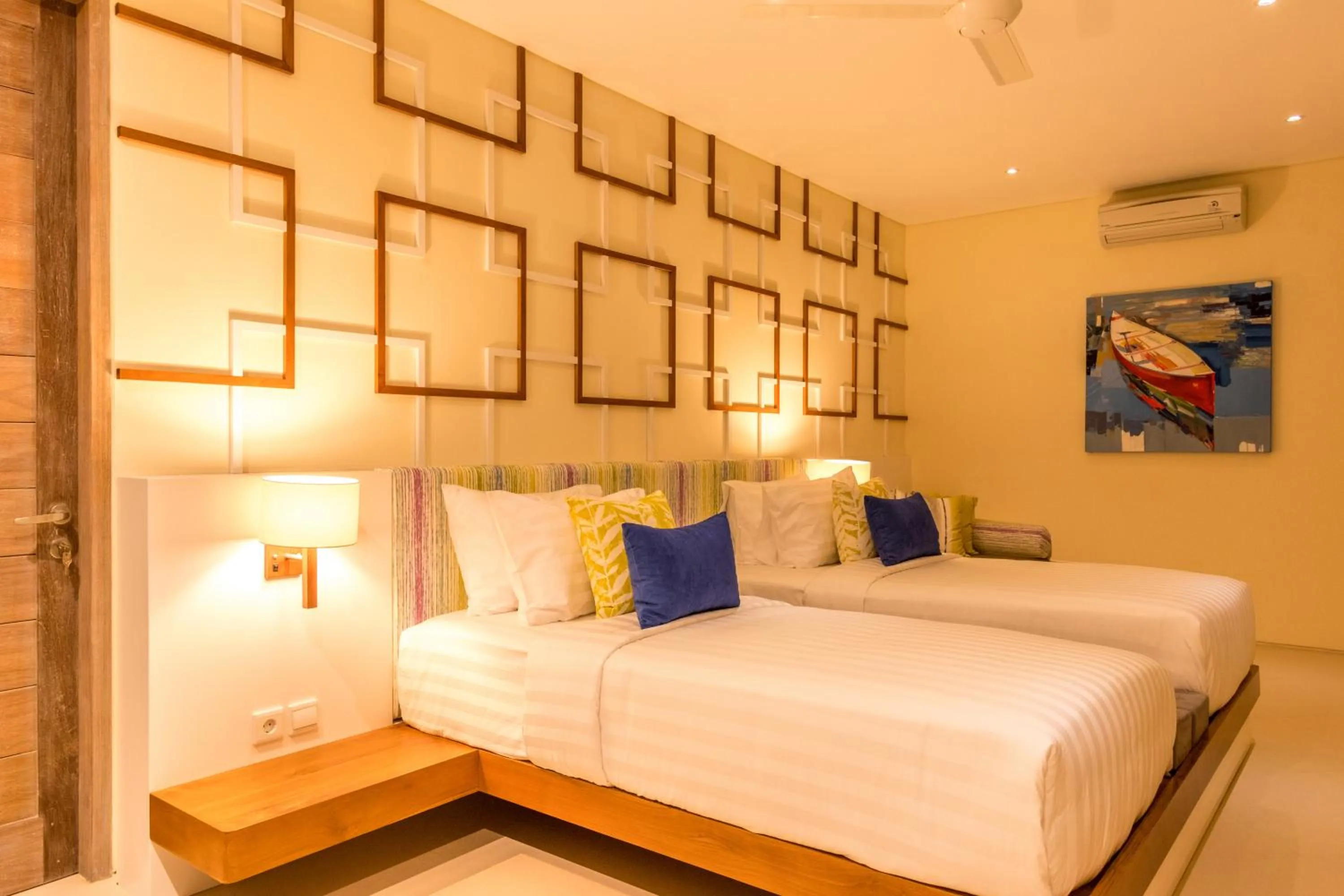 Bedroom, Bed in Villa Seriska Jimbaran