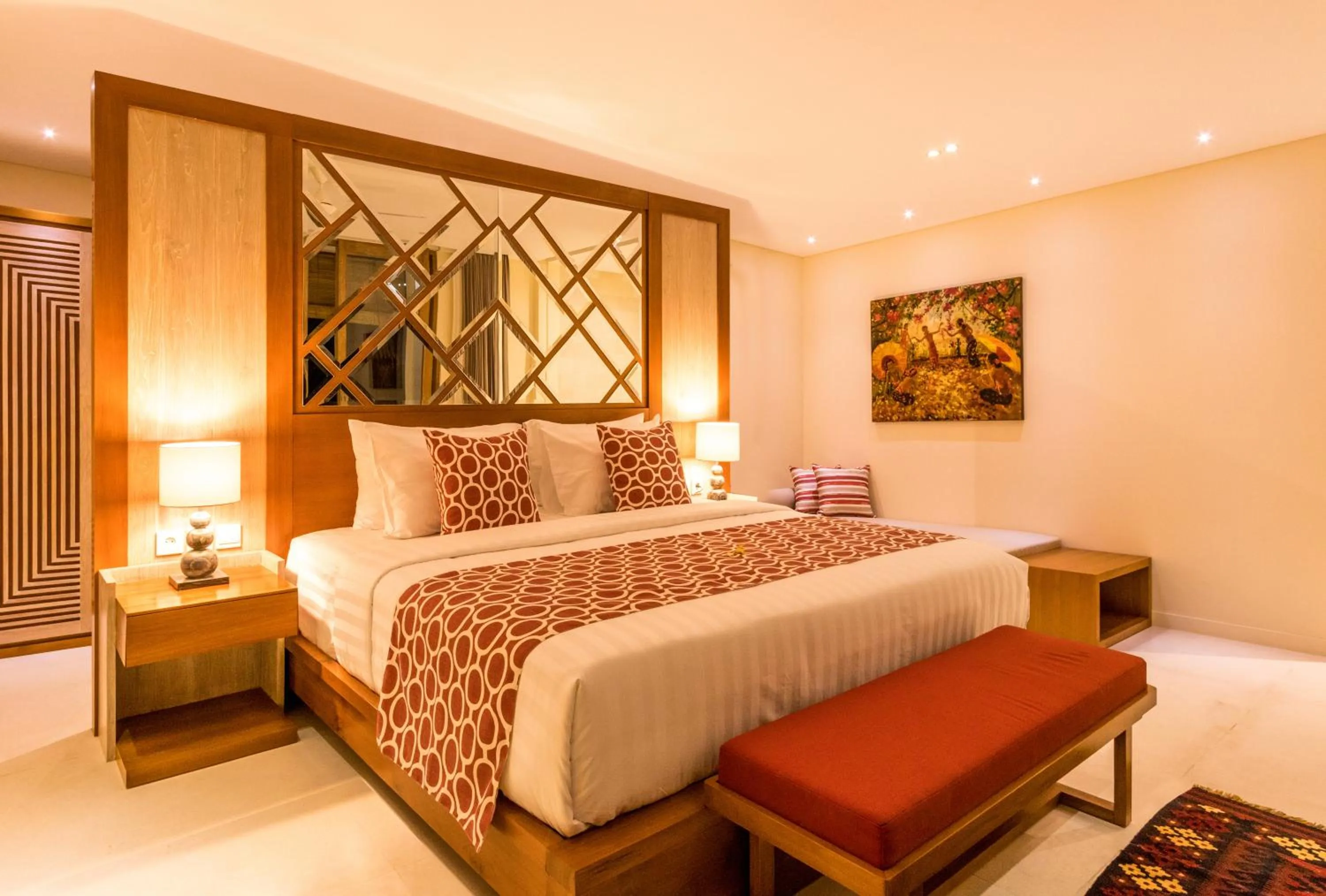 Bedroom, Bed in Villa Seriska Jimbaran