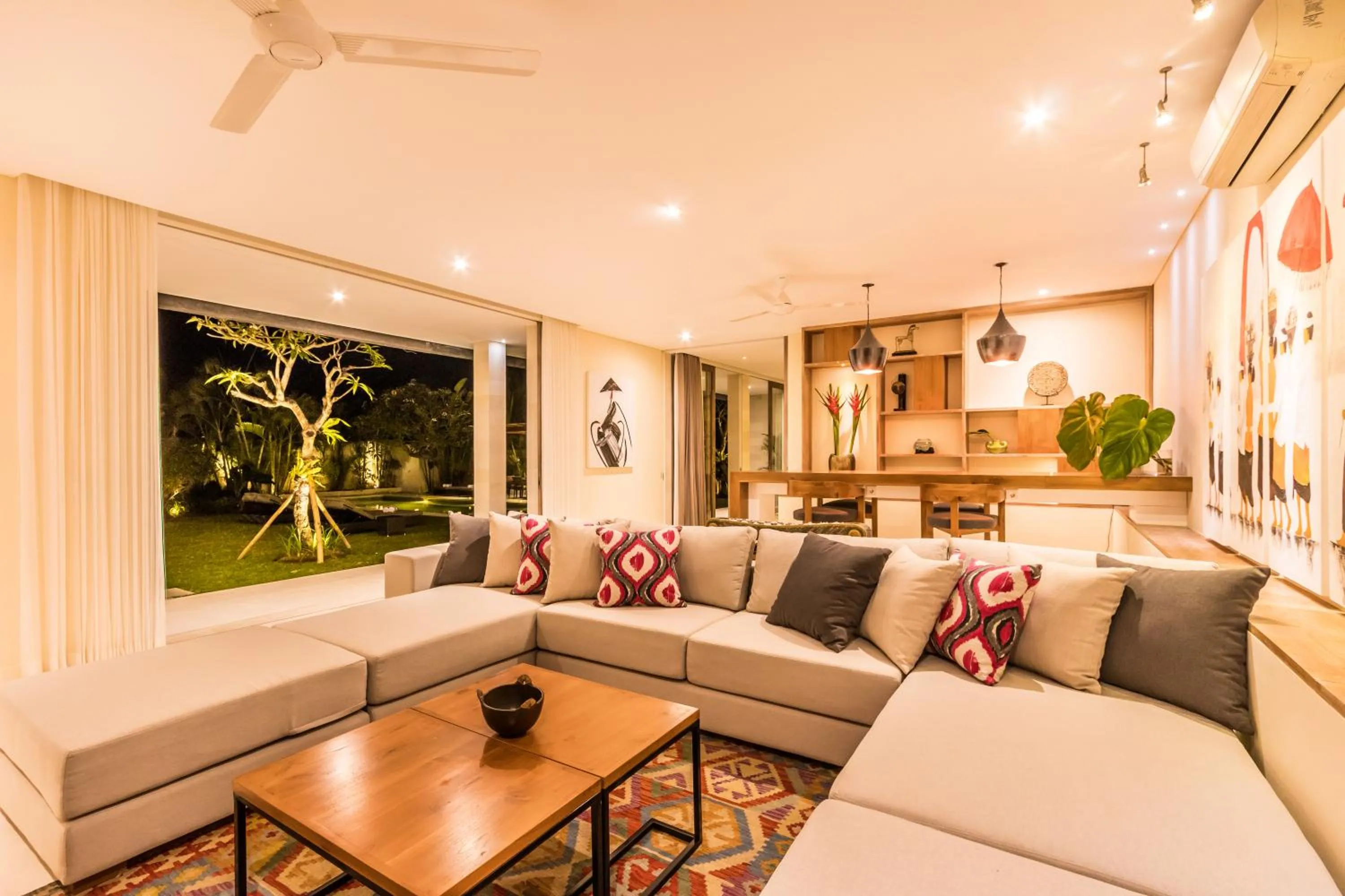 Living room in Villa Seriska Jimbaran