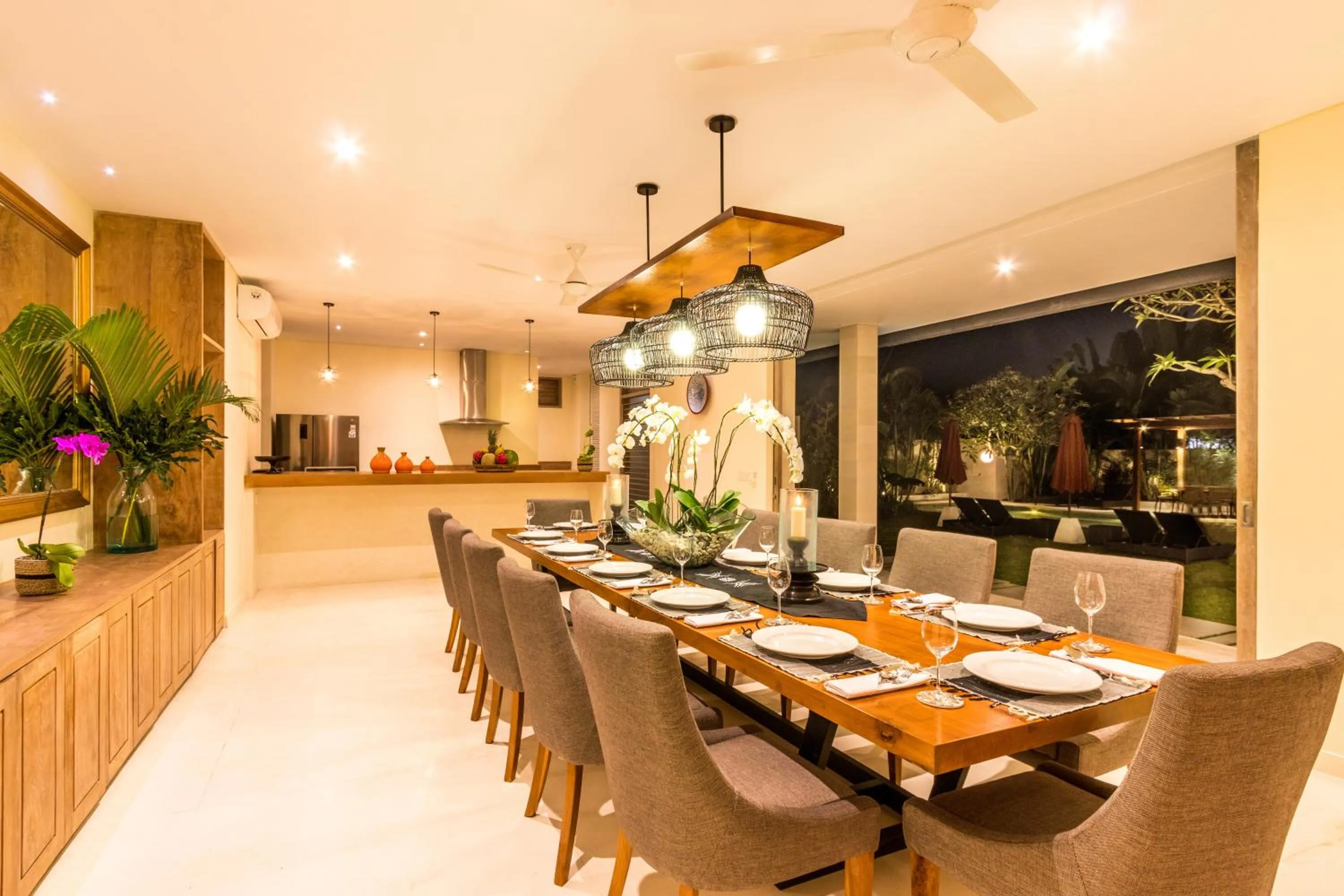 Dining area in Villa Seriska Jimbaran