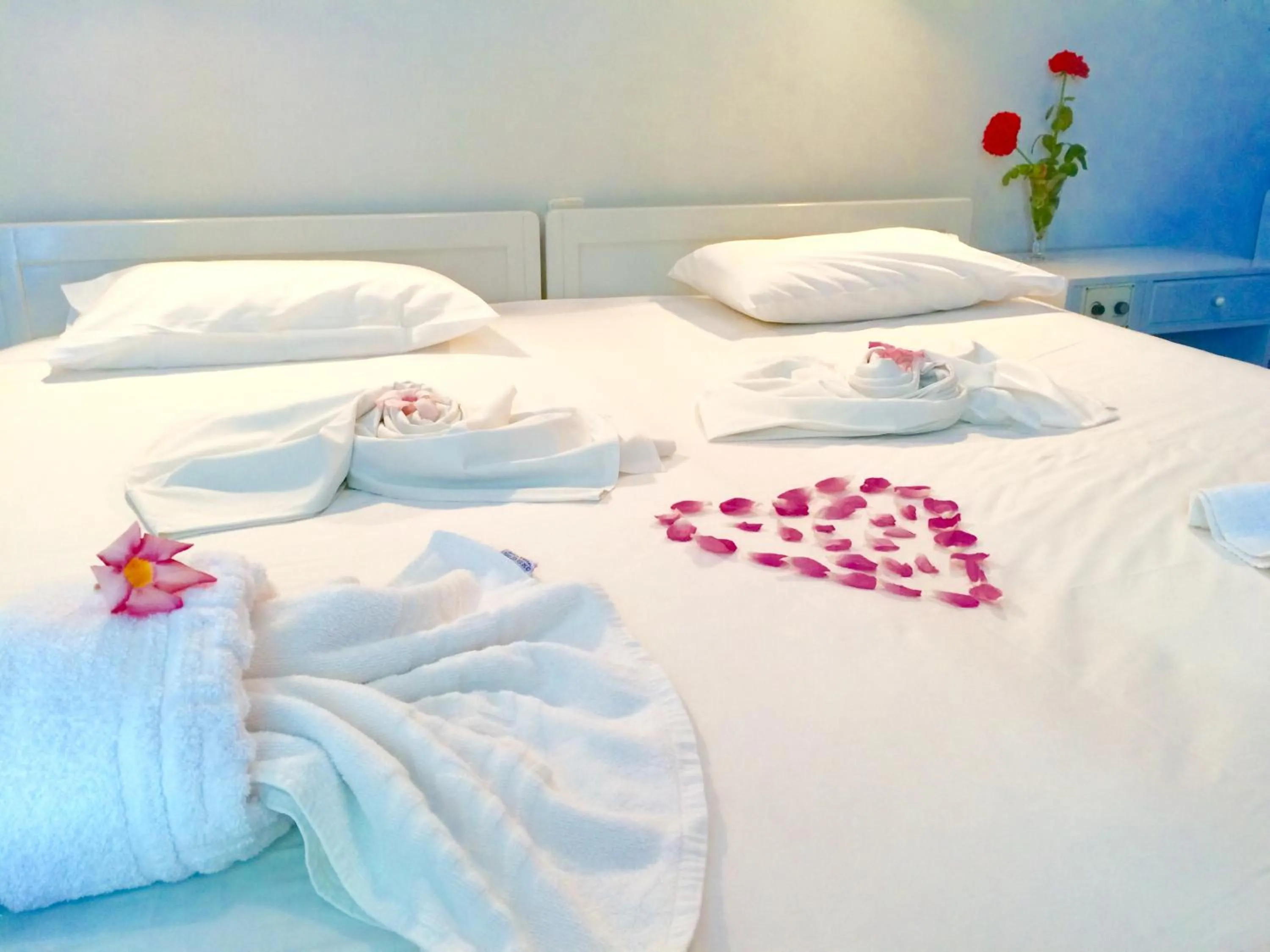 Decorative detail, Bed in Hotel Kleopatra