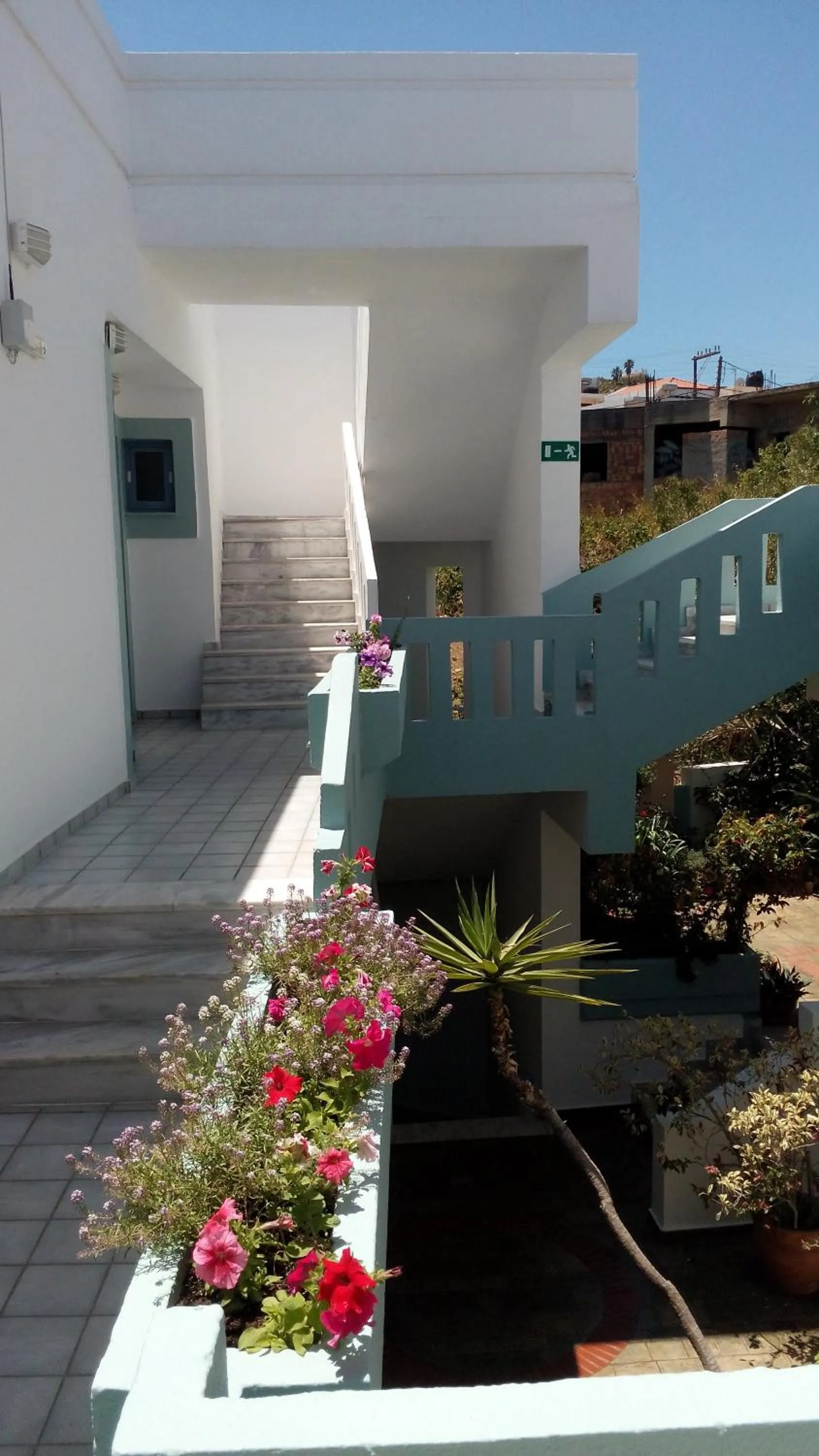 Bird's eye view in Hotel Kleopatra