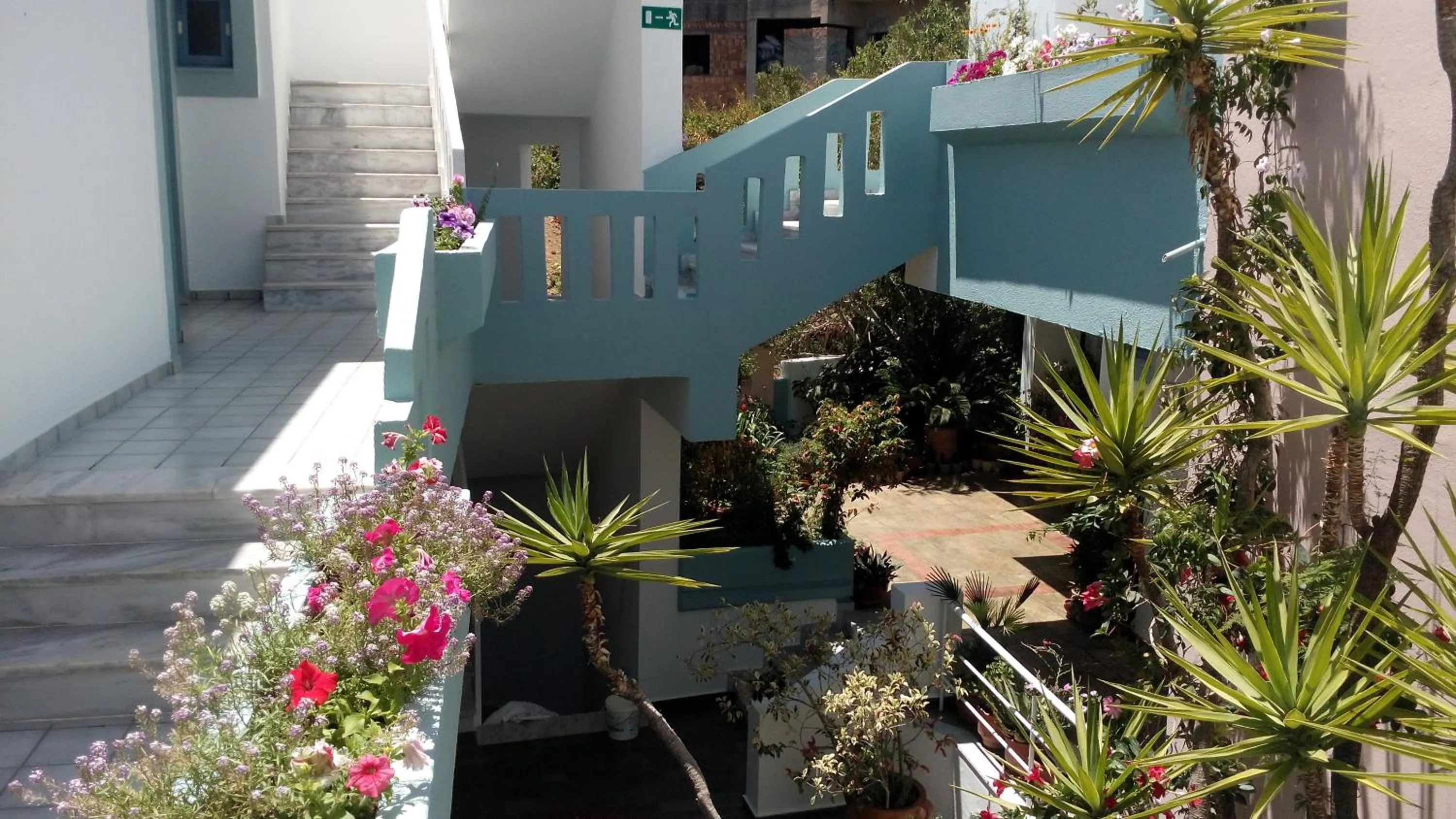 Bird's eye view in Hotel Kleopatra