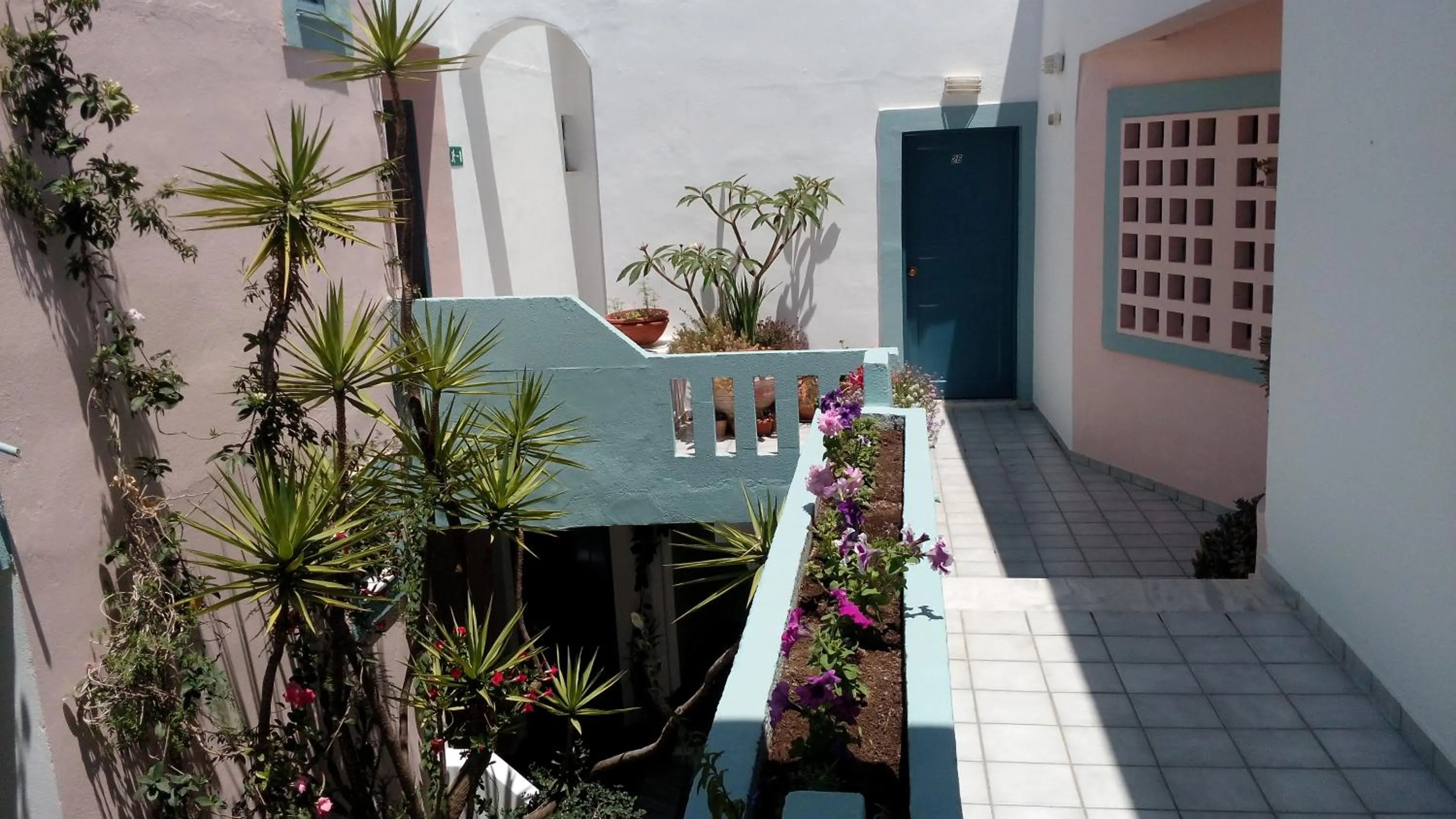 Bird's eye view in Hotel Kleopatra