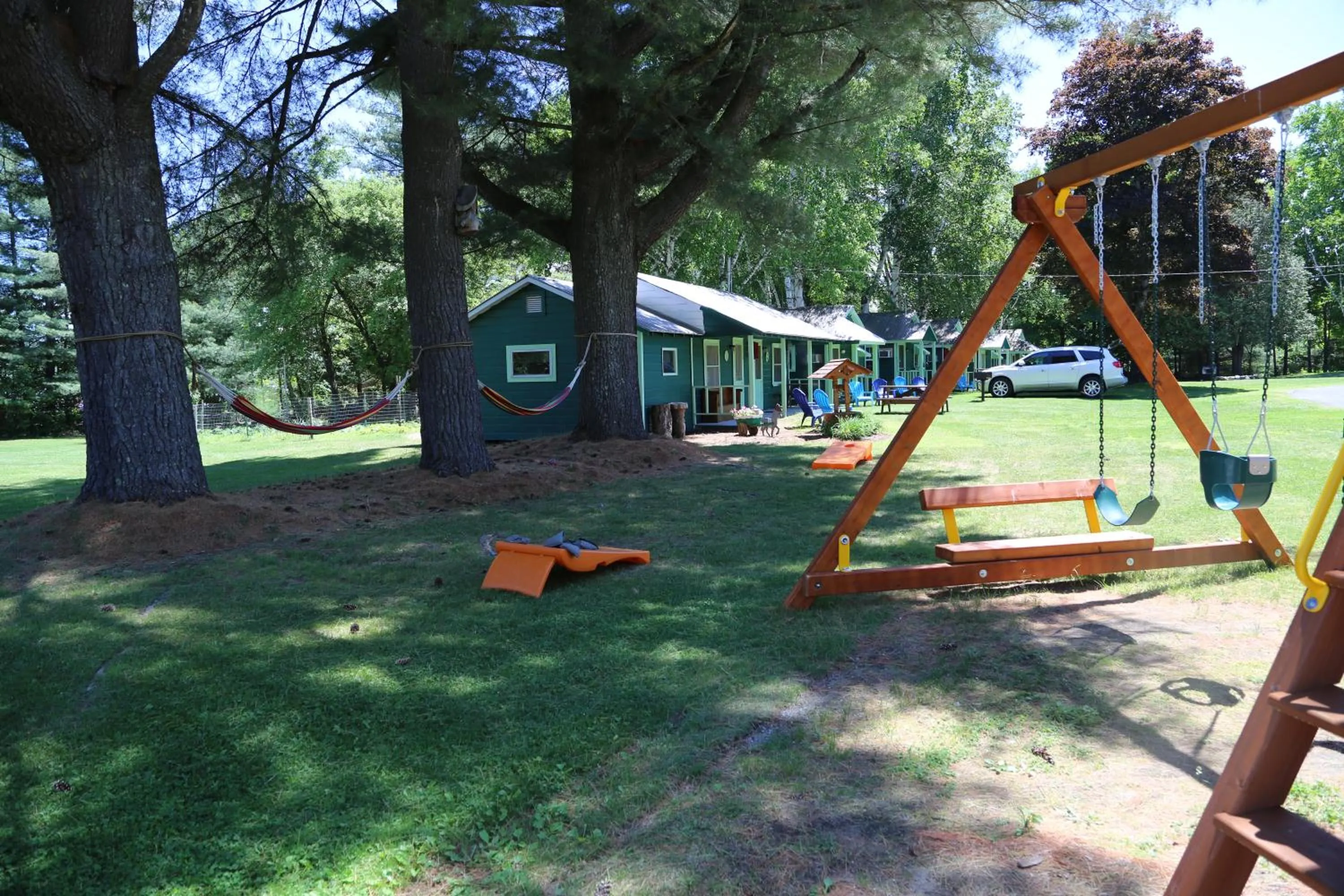 Day in Rowe's Adirondack Cabins of Schroon Lake