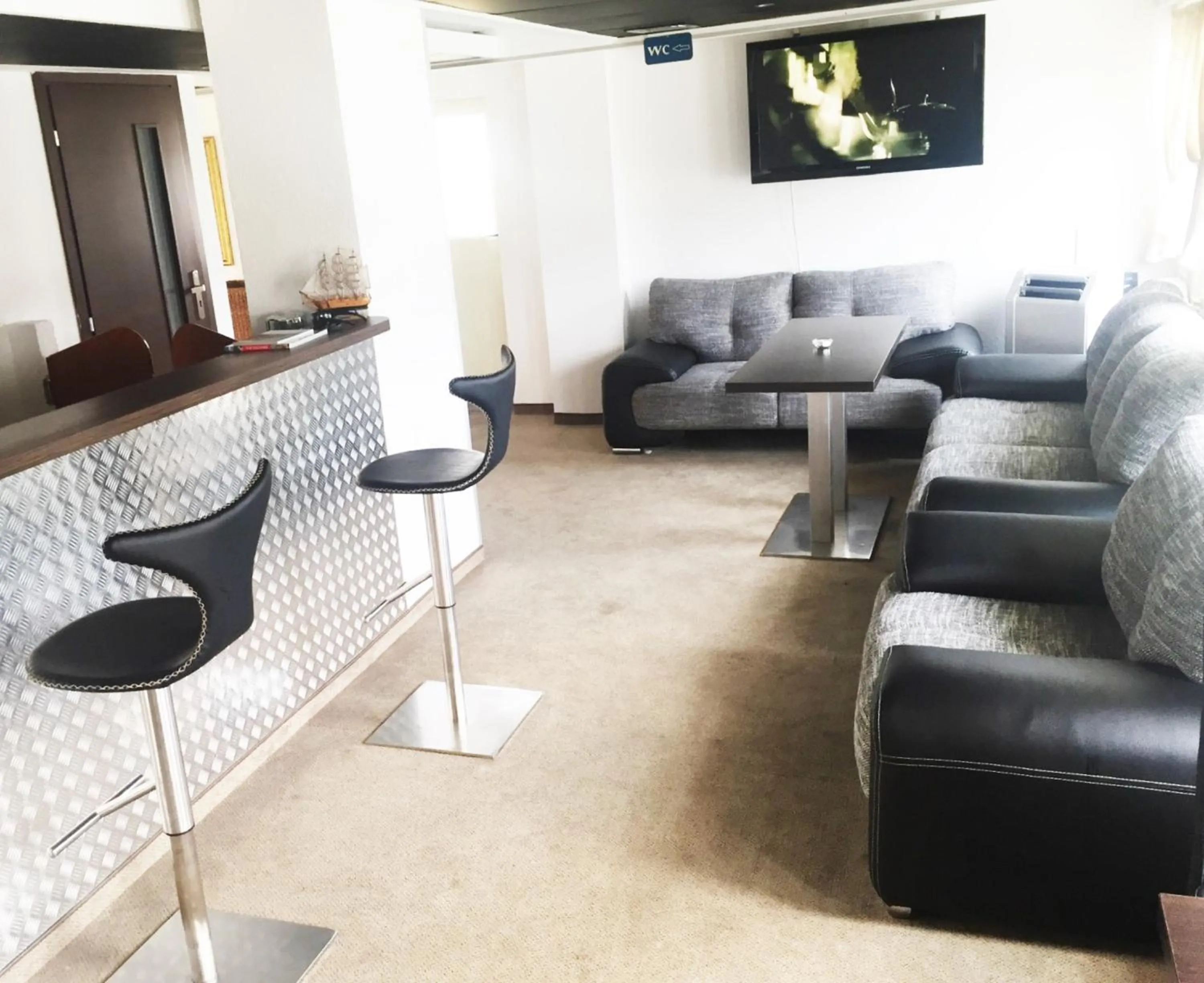 Lobby or reception in Botel Gracia