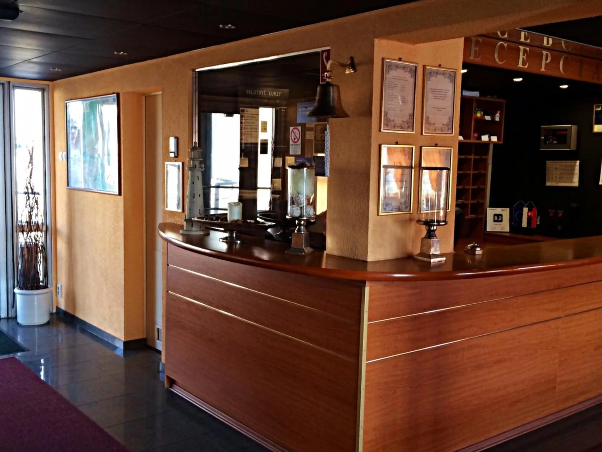 Lobby or reception in Botel Gracia