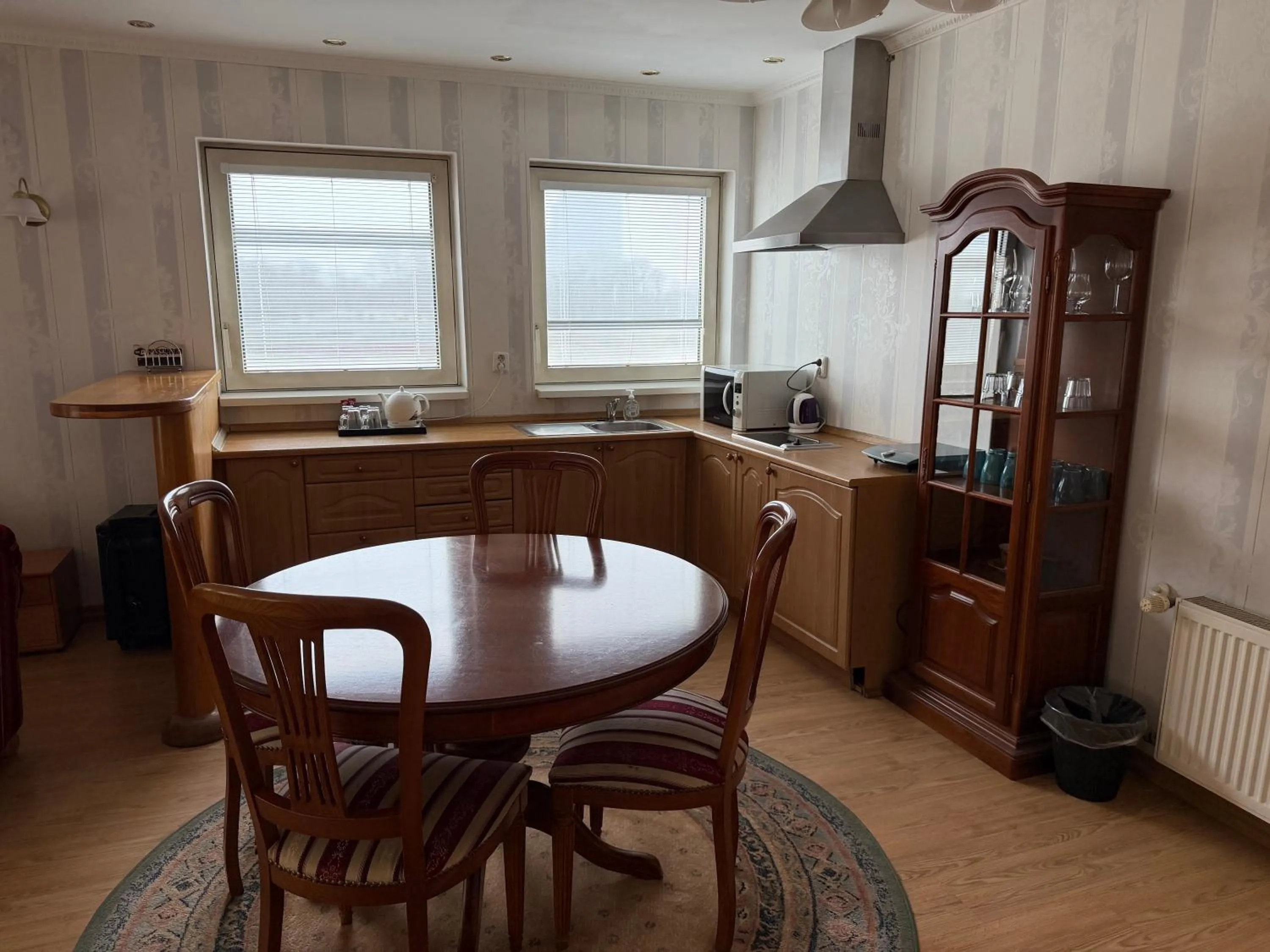 Kitchen or kitchenette in Botel Gracia