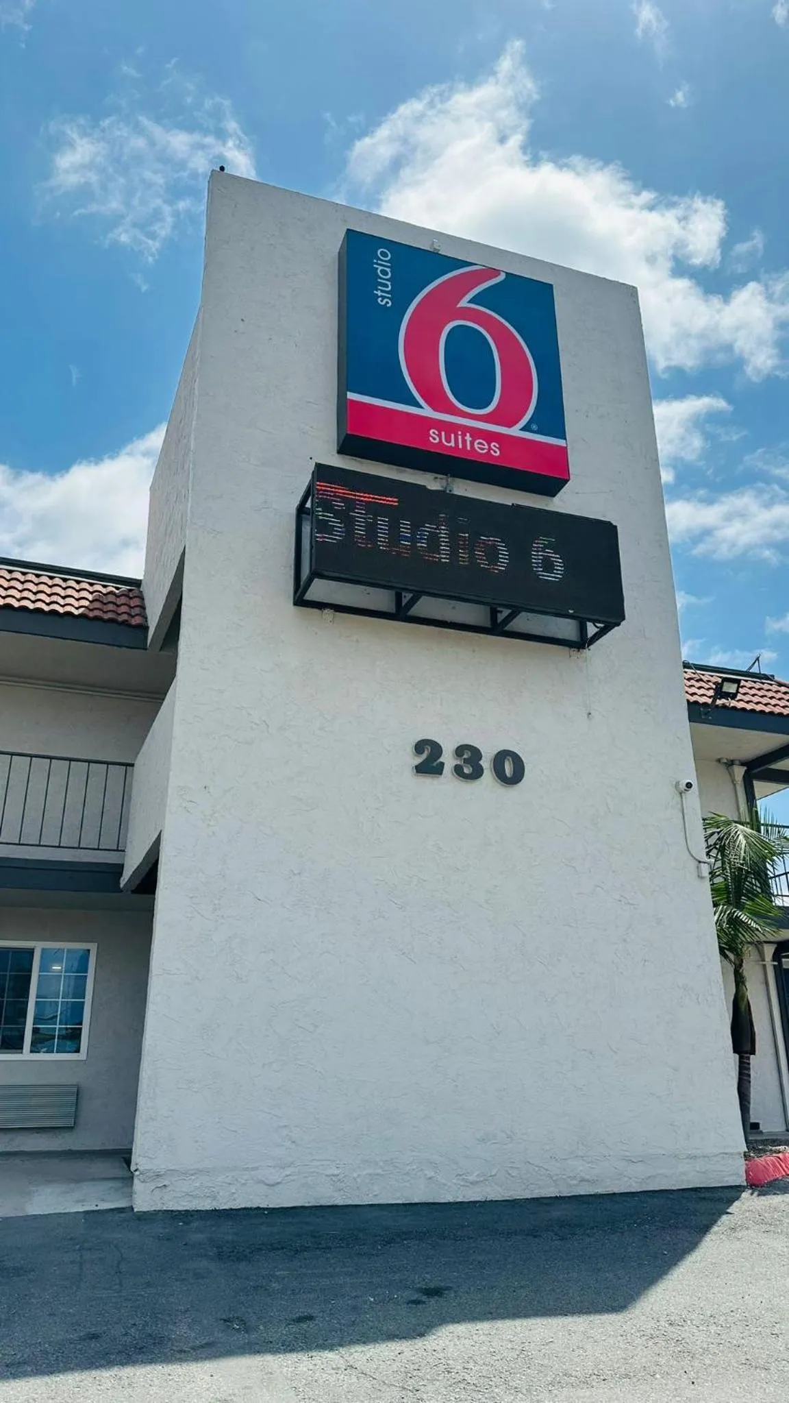 Property building in Studio 6 Suites San Ysidro CA San Diego South Bay