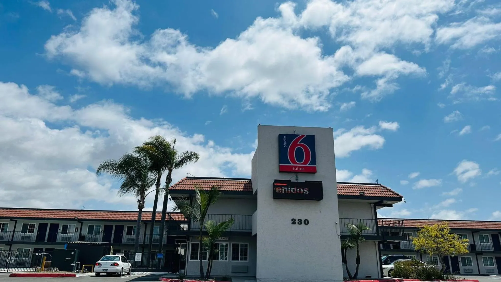 Property building in Studio 6 Suites San Ysidro CA San Diego South Bay