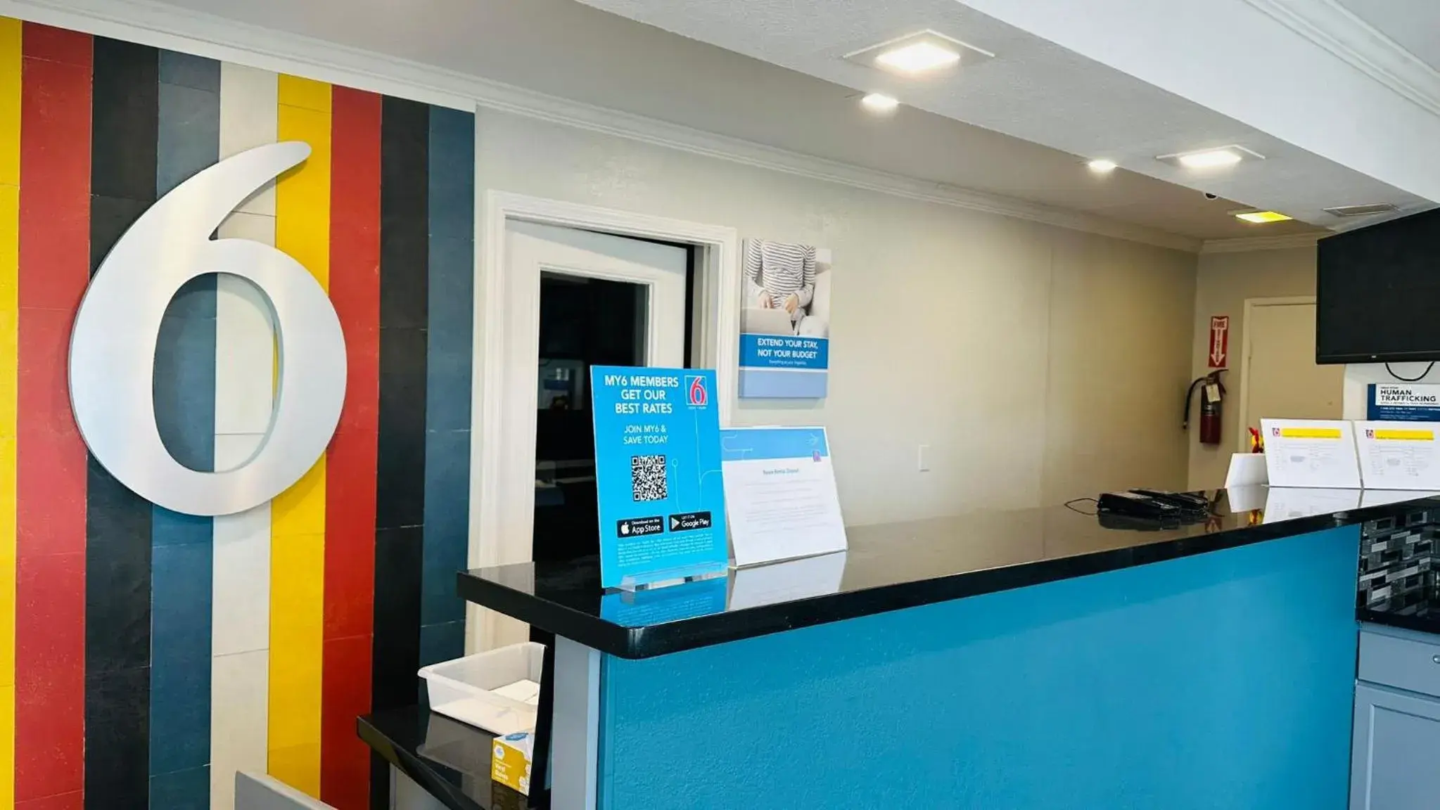 Lobby or reception in Studio 6 Suites San Ysidro CA San Diego South Bay Lobby or reception in Studio 6 Suites San Ysidro CA San Diego South Bay