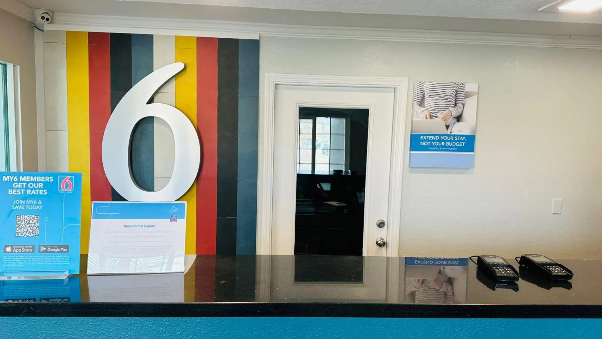 Lobby or reception in Studio 6 Suites San Ysidro CA San Diego South Bay