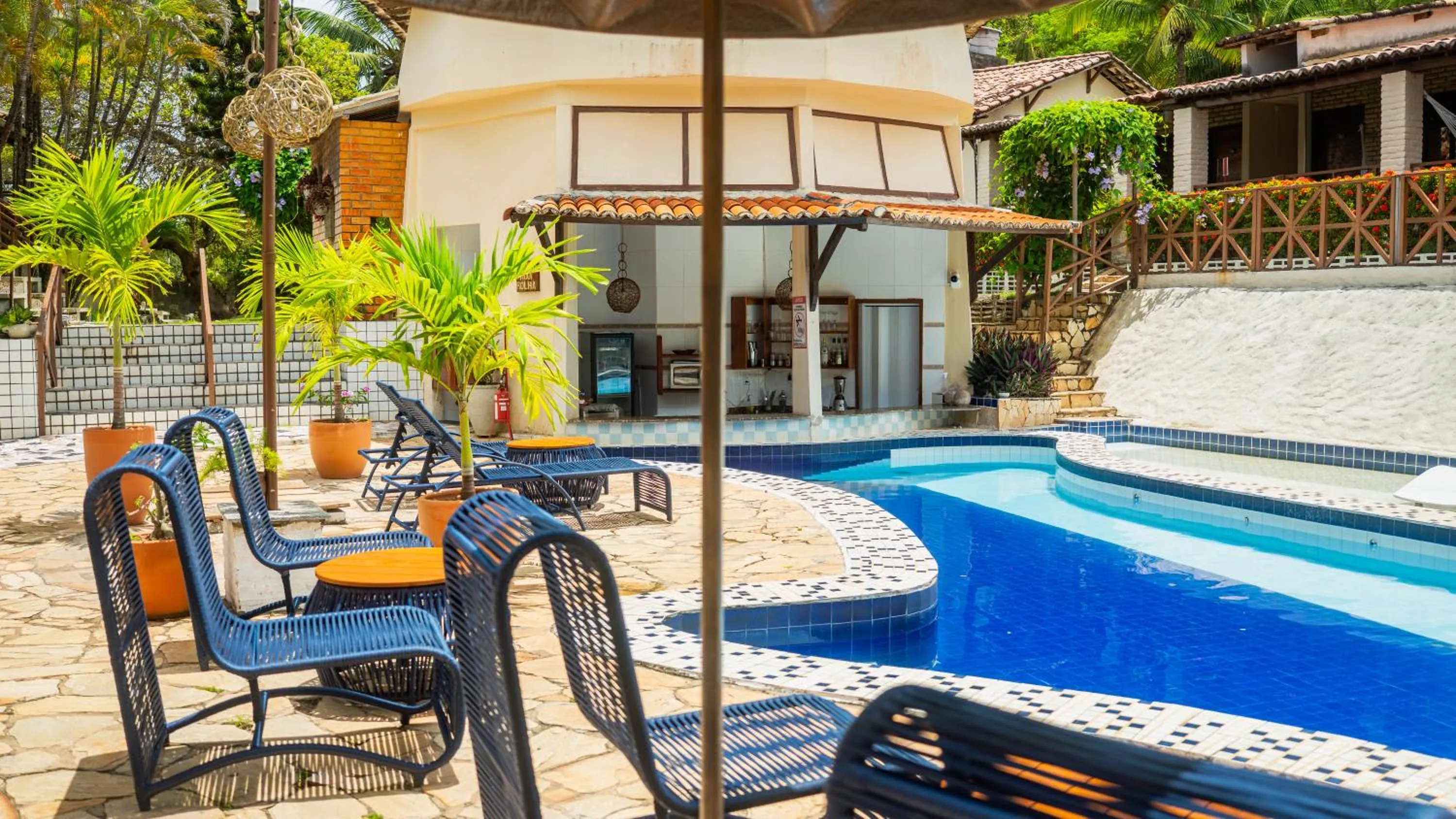 Swimming pool in Pousada Bicho Preguiça