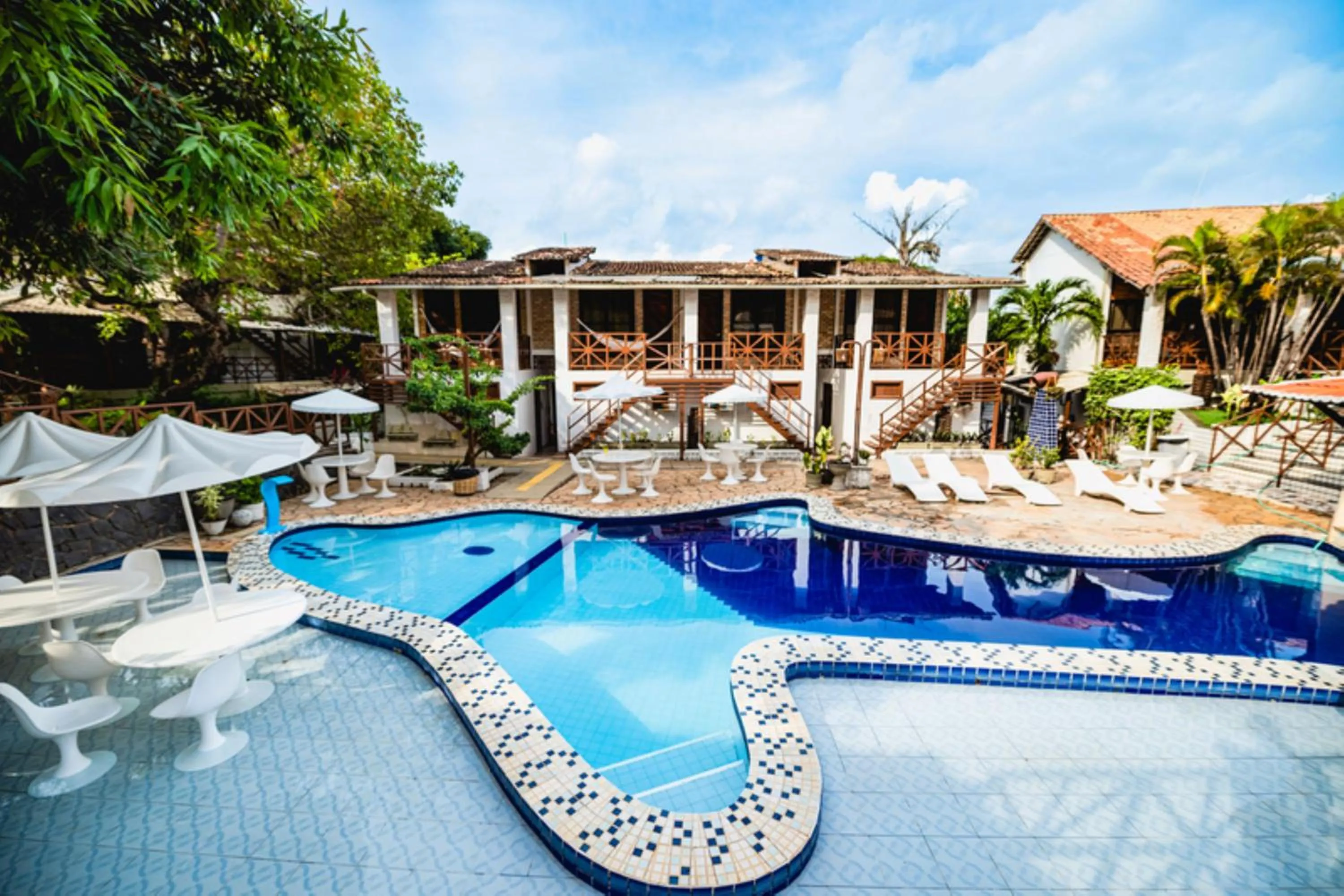 Swimming pool in Pousada Bicho Preguiça