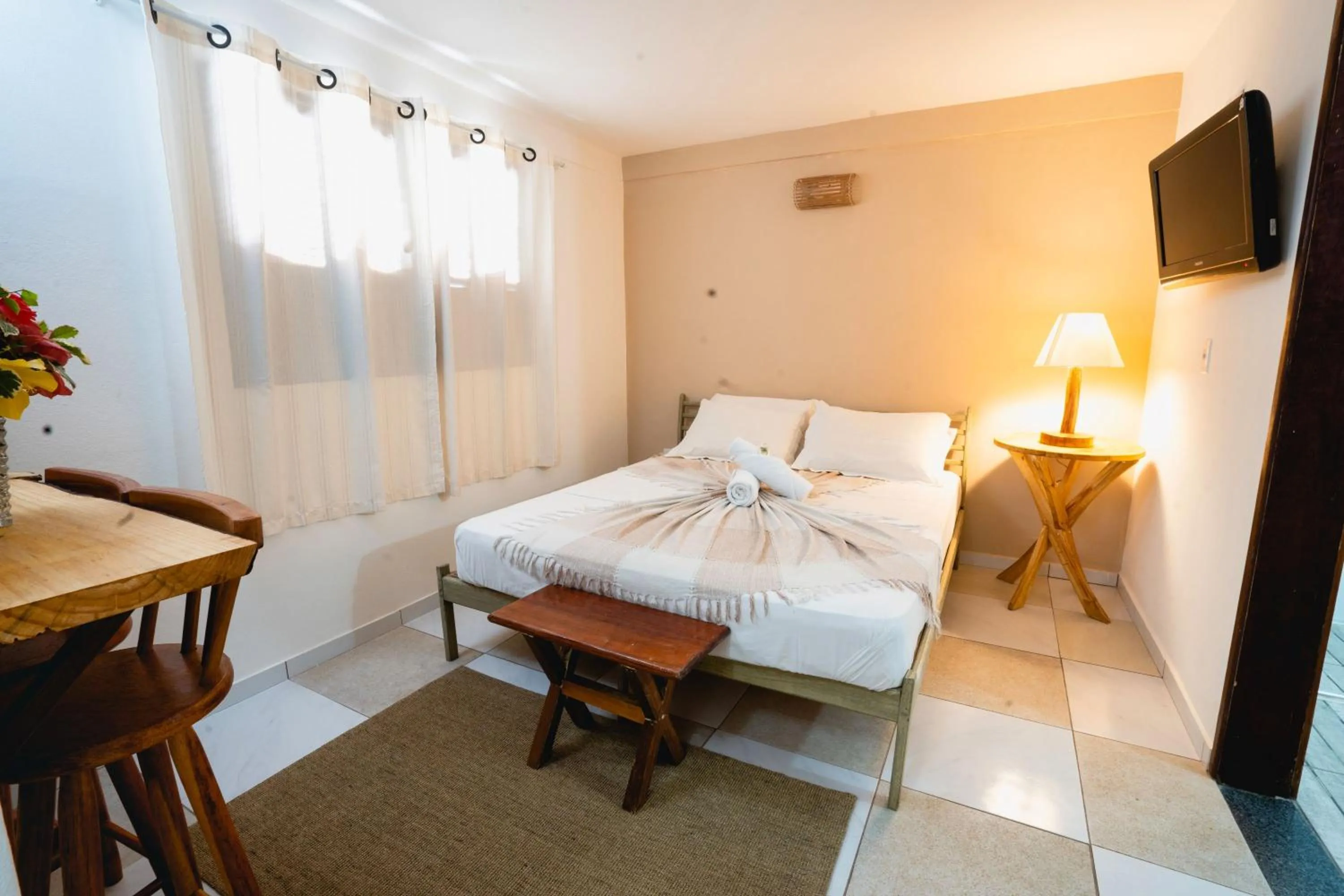 Bedroom, Bed in Pousada Bicho Preguiça