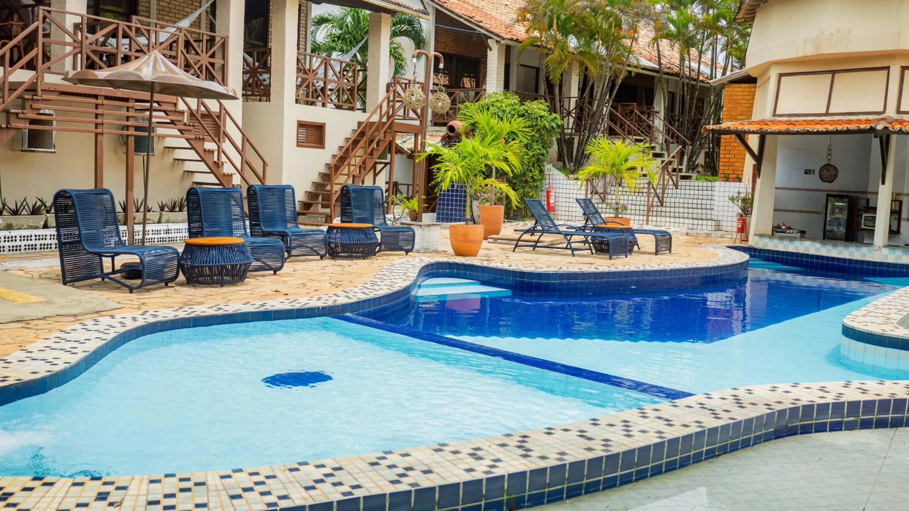 Swimming pool in Pousada Bicho Preguiça