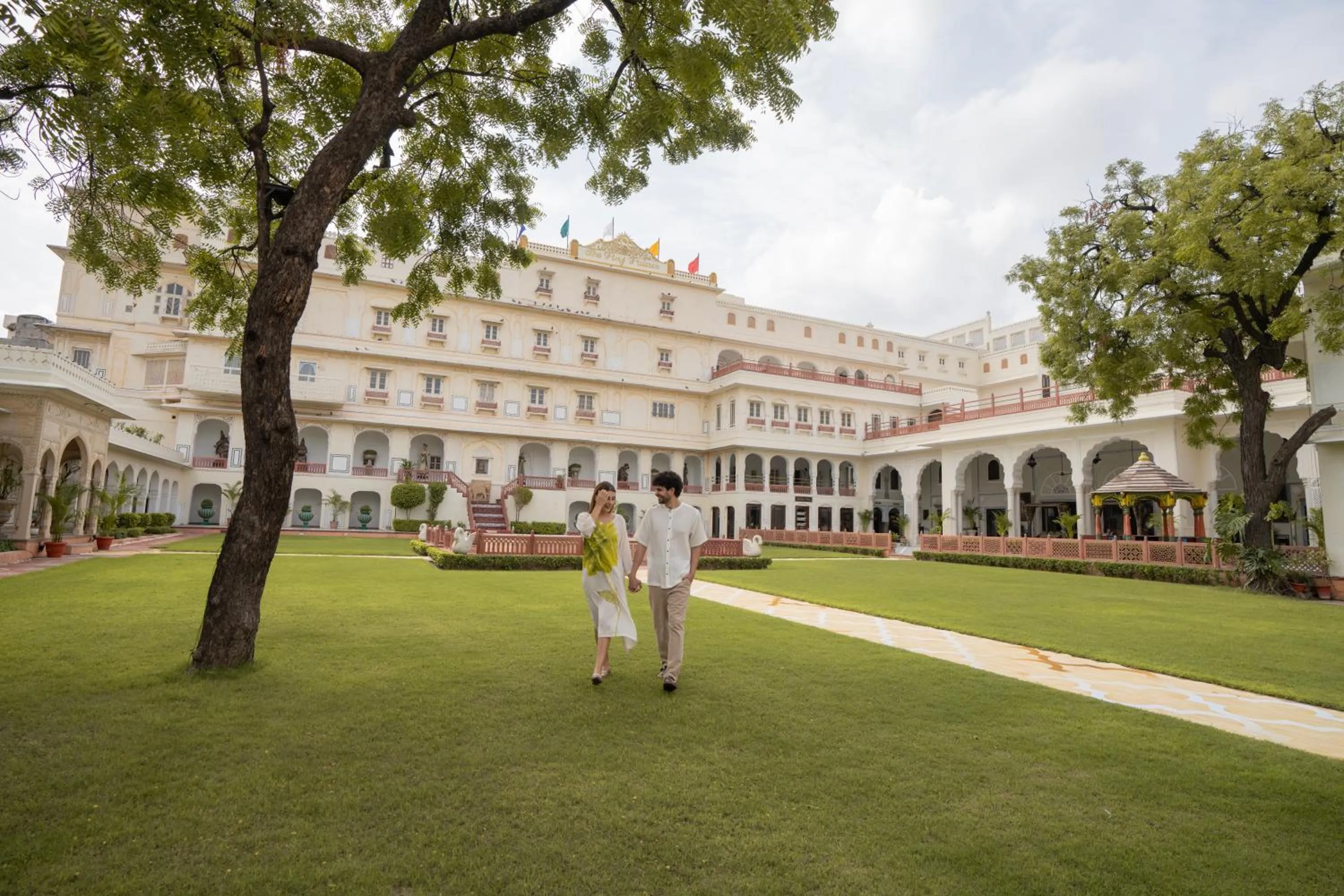 Garden in The Raj Palace (Small Luxury Hotels of the World)