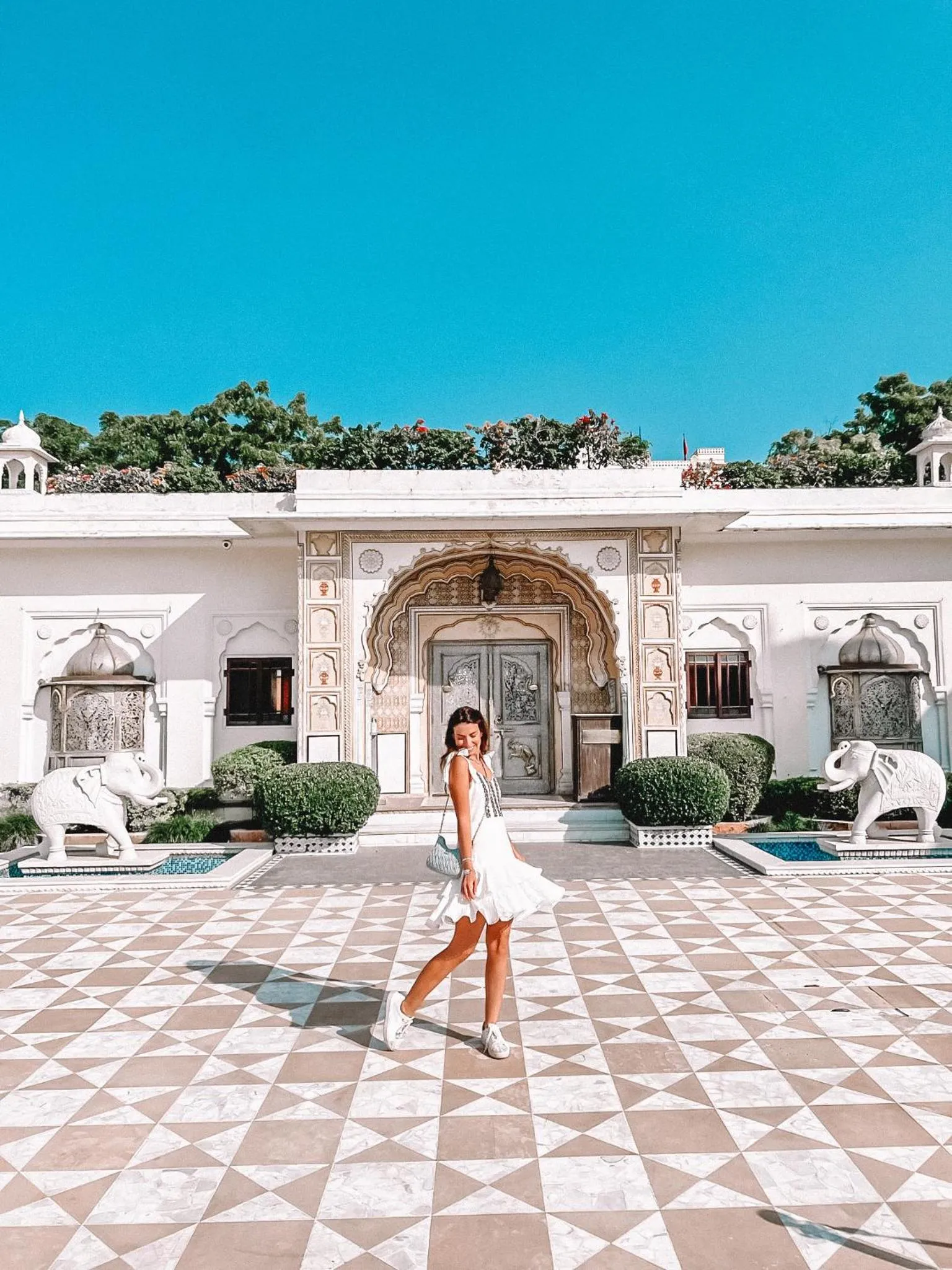 Parking in The Raj Palace (Small Luxury Hotels of the World)