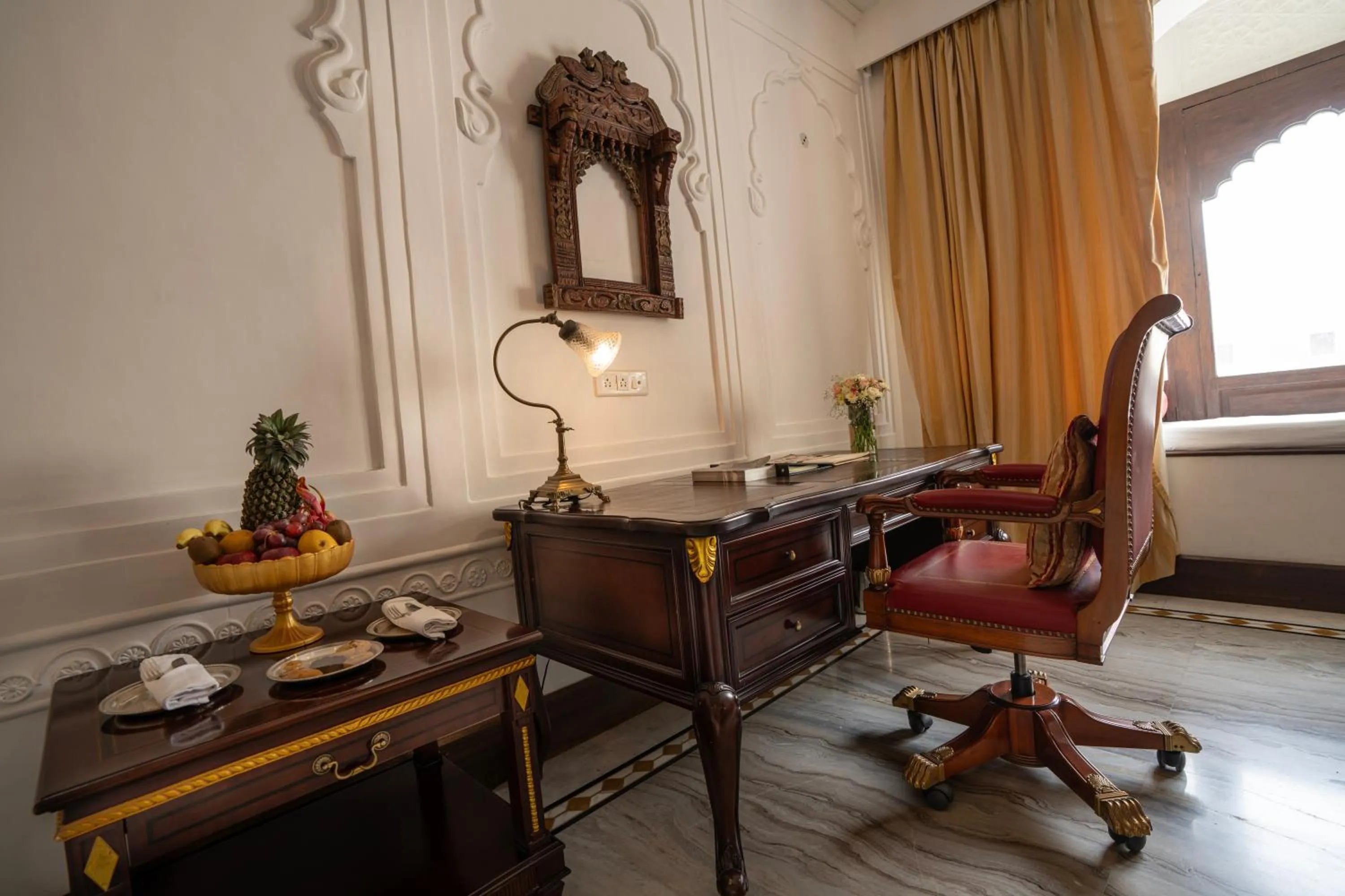 Seating area in The Raj Palace (Small Luxury Hotels of the World)