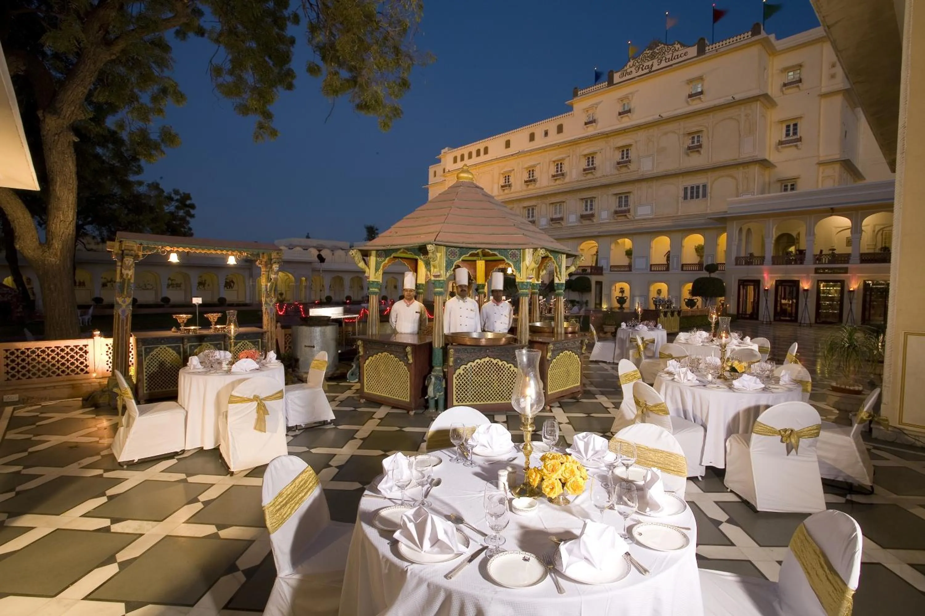 Food and drinks in The Raj Palace (Small Luxury Hotels of the World)