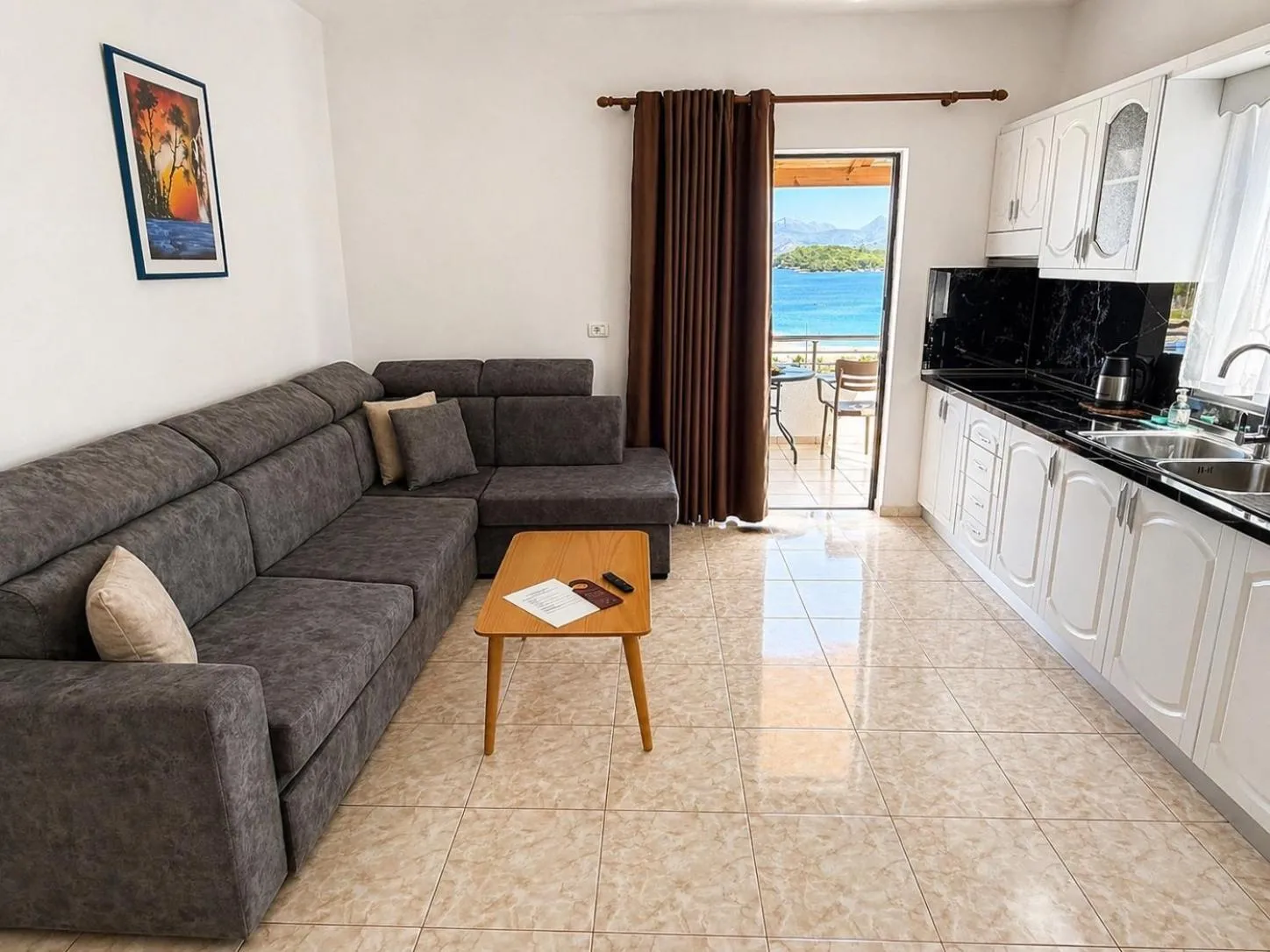 Living room in Vila Bilali