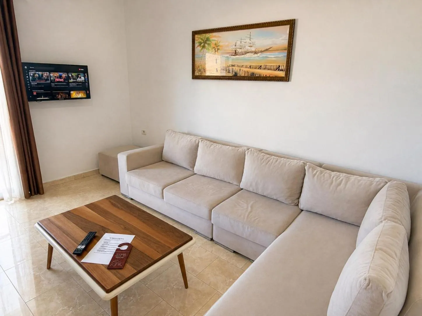 Seating area in Vila Bilali