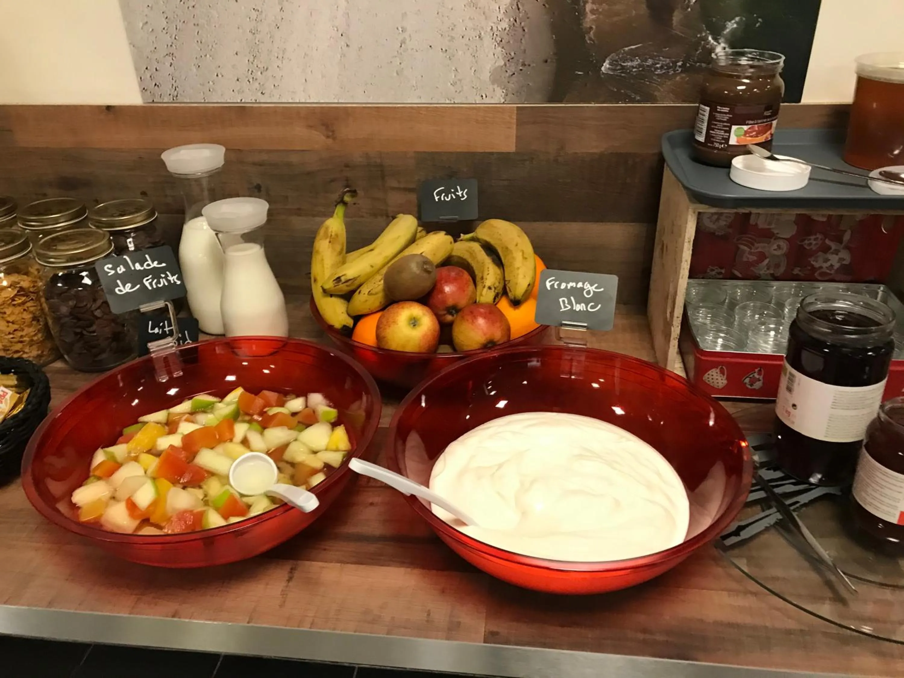 Breakfast in Auberge de jeunesse L'Escale