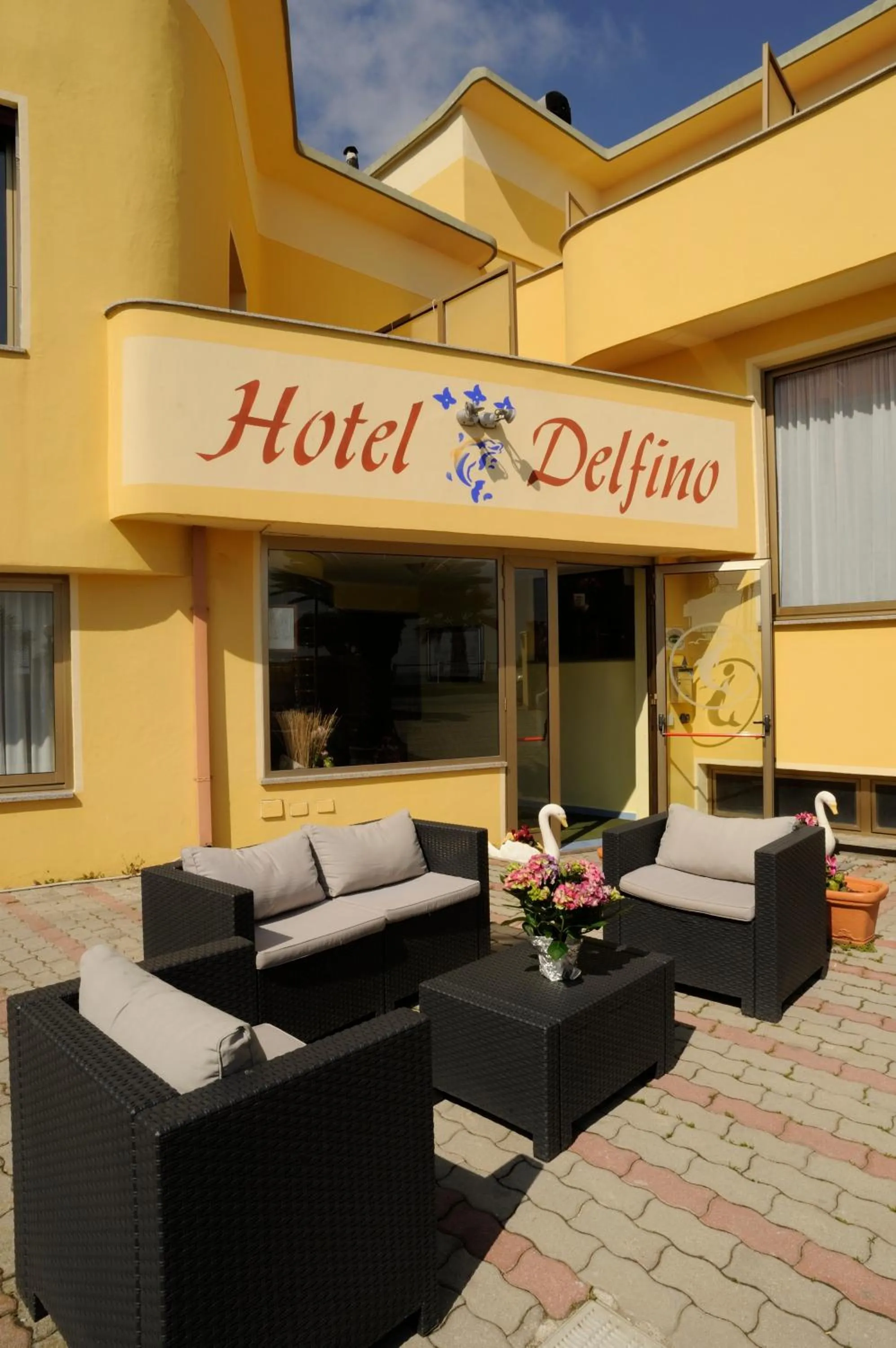 Property building in Hotel Delfino
