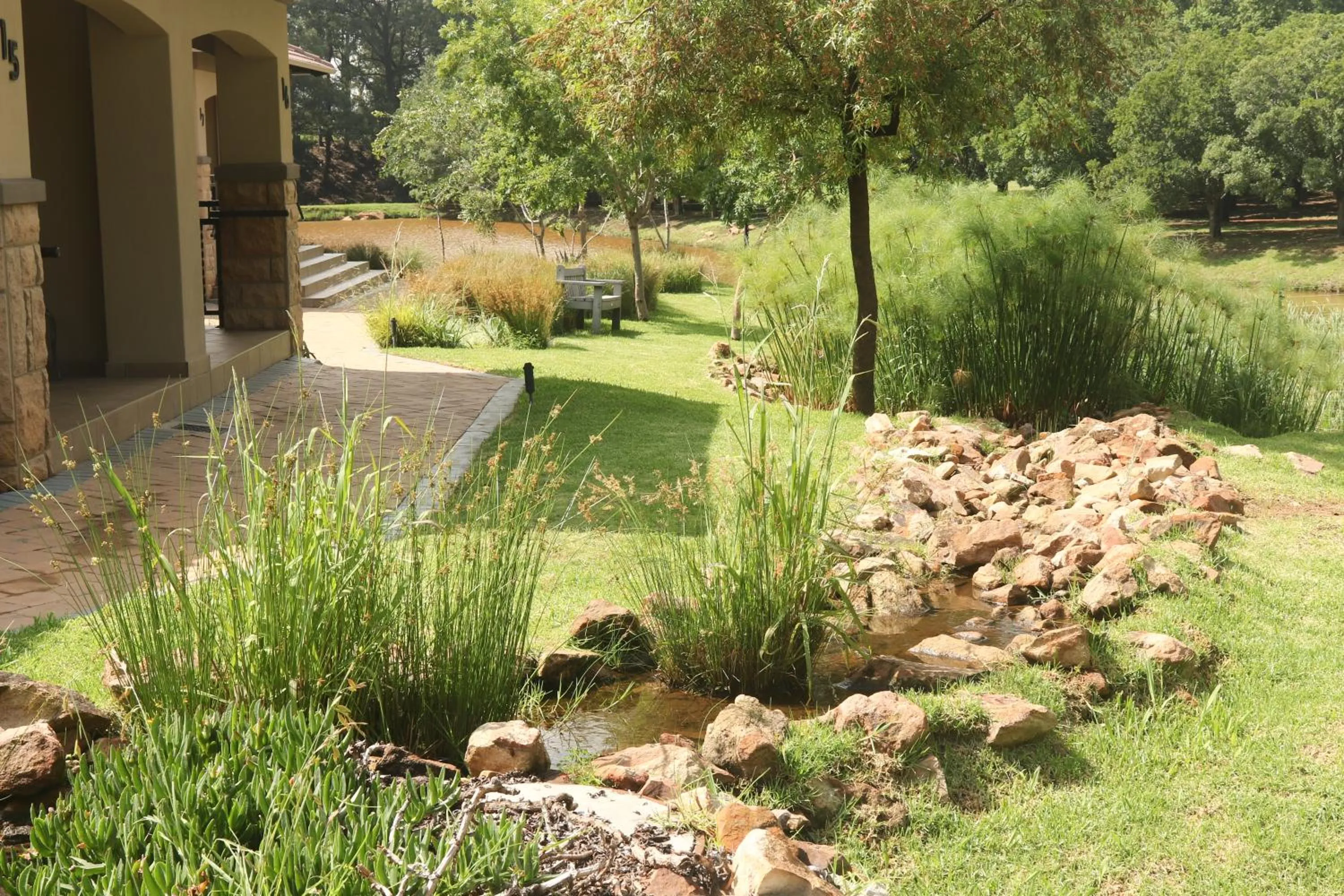 Garden in Heidelberg Kloof Lodge