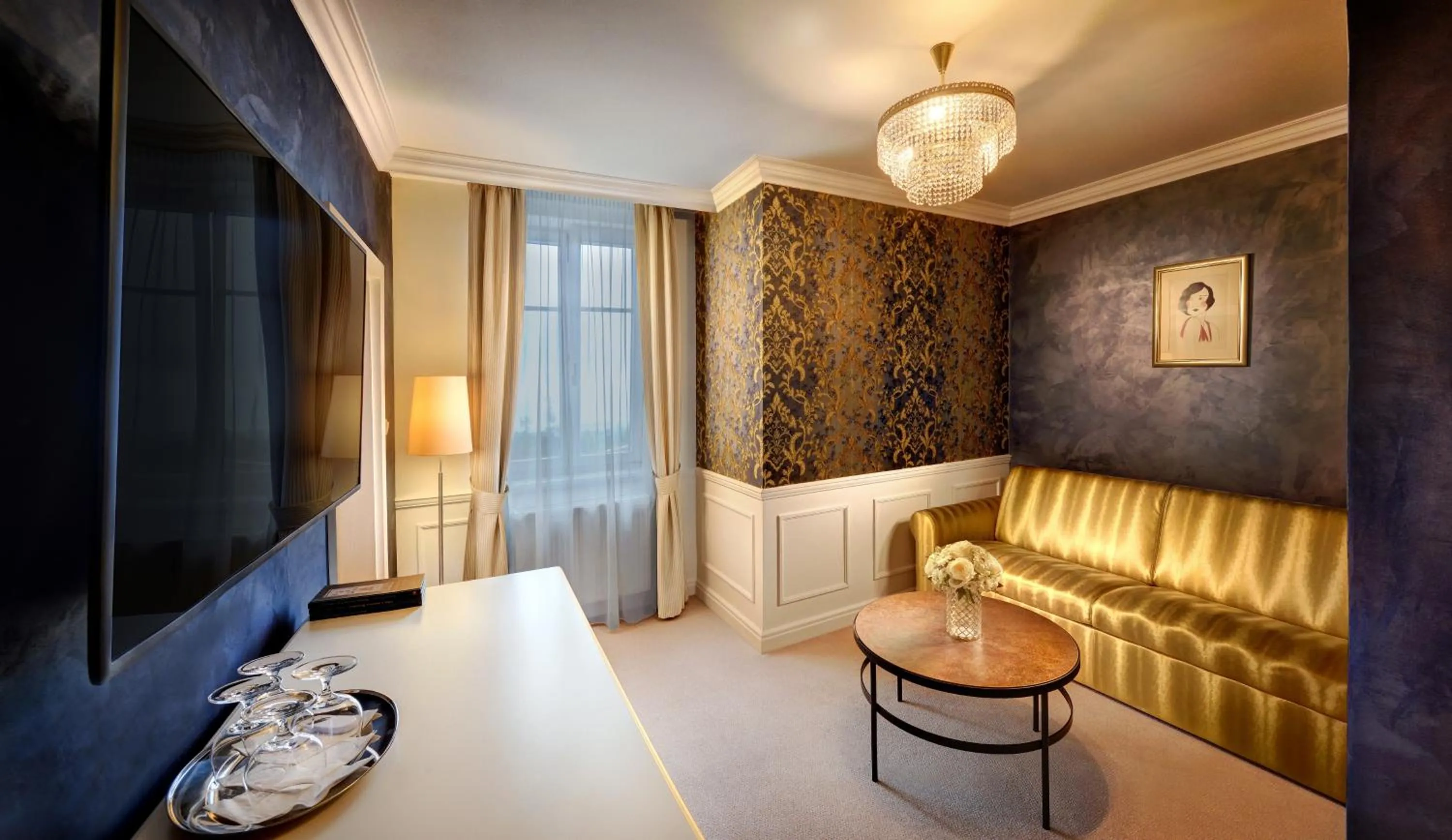 Bathroom, Bed in Grand hotel Starý Smokovec