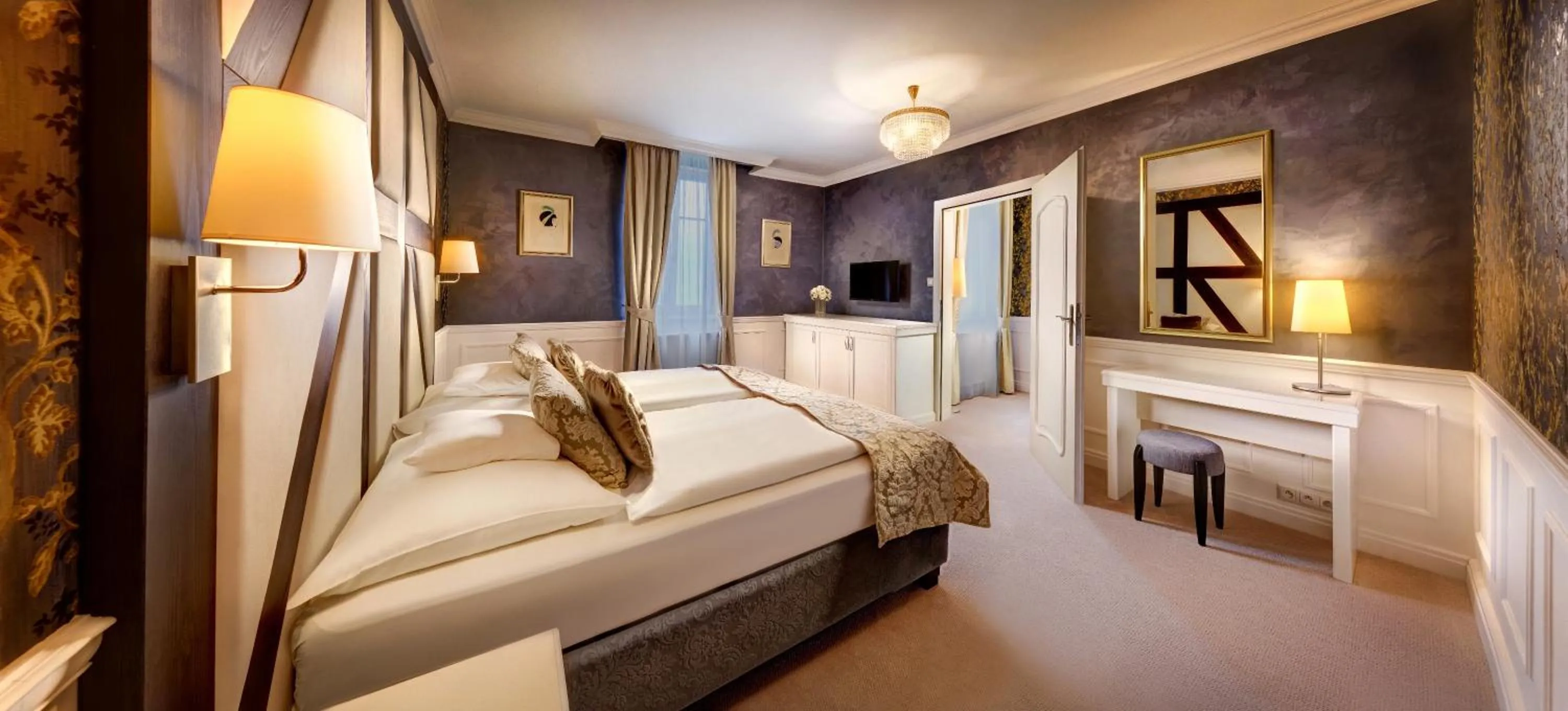 Photo of the whole room, Bed in Grand hotel Starý Smokovec
