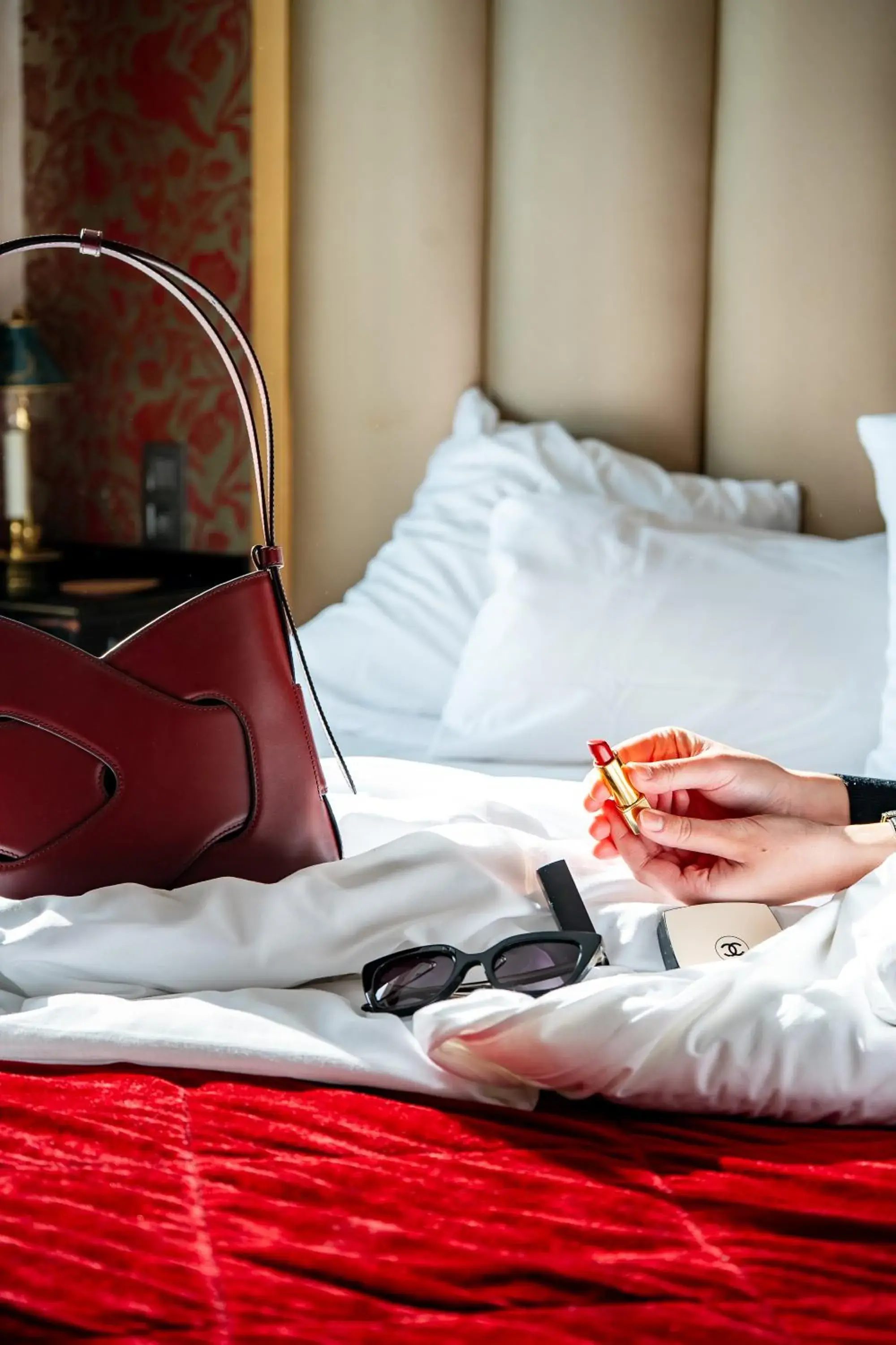 Bed in Hotel de L'Empereur by Malone Bed in Hotel de L'Empereur by Malone