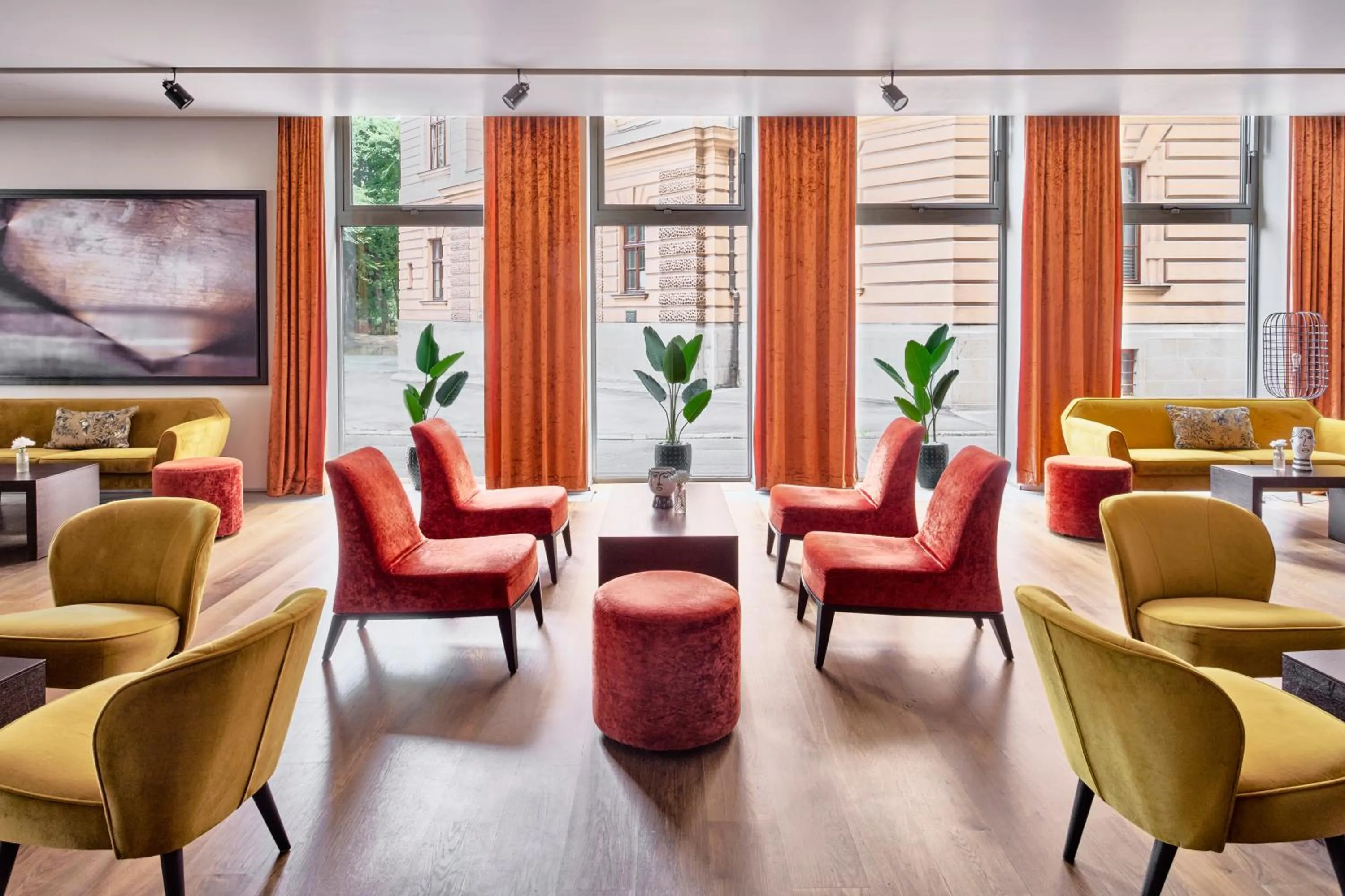 Lounge or bar in Falkensteiner Hotel Bratislava