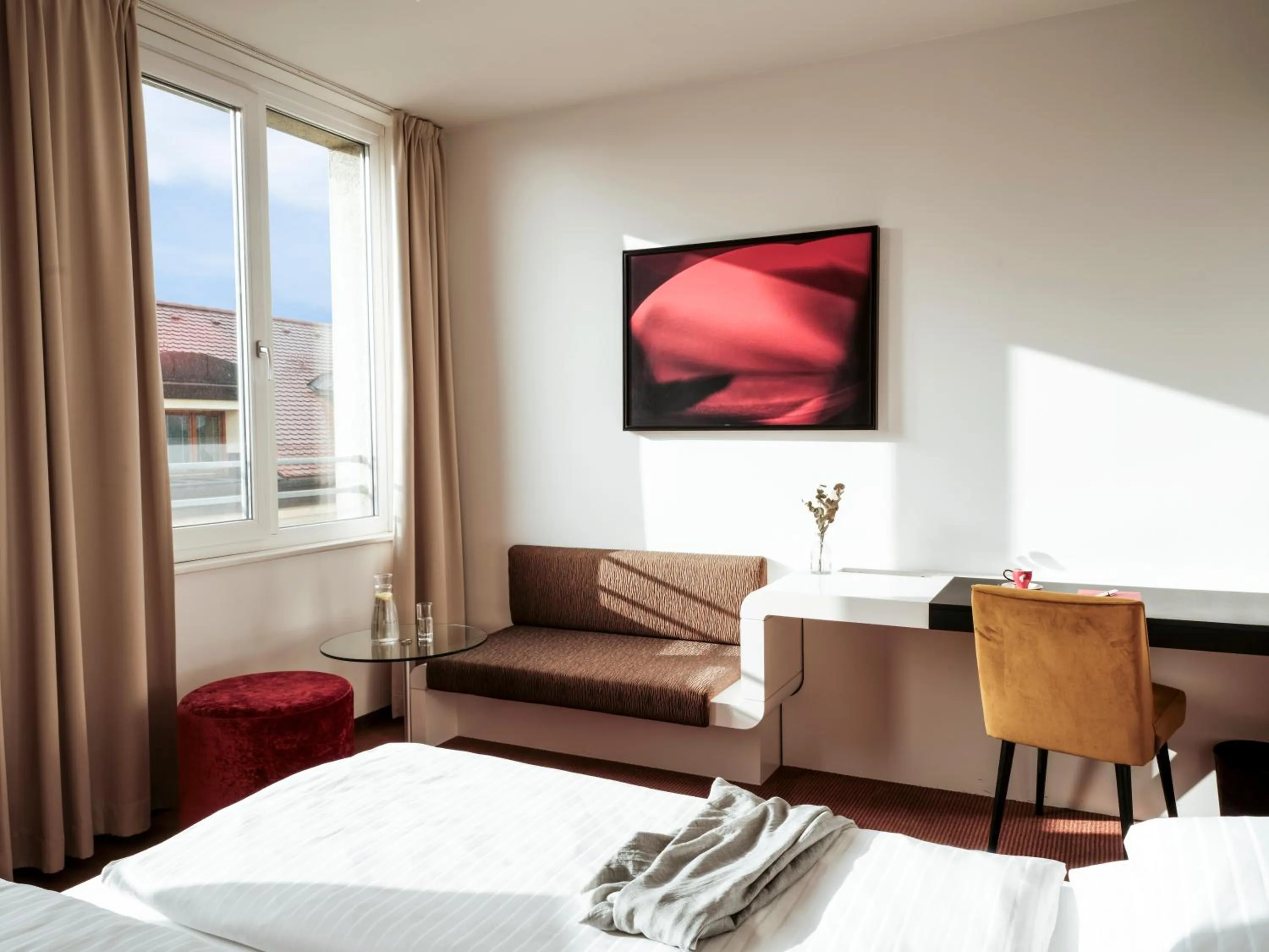 Bedroom, Bed in Falkensteiner Hotel Bratislava