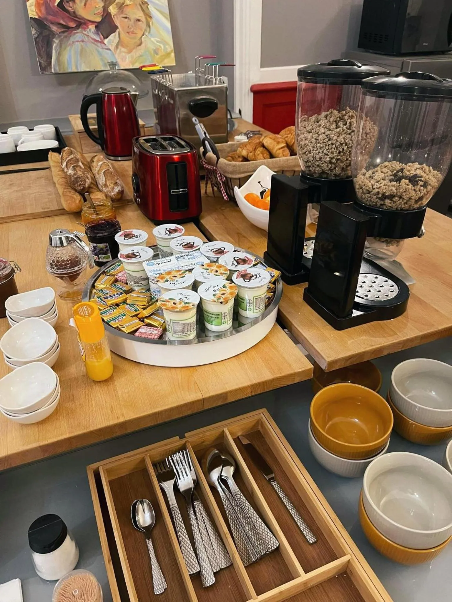 Breakfast in Le Central Hôtel-Bar