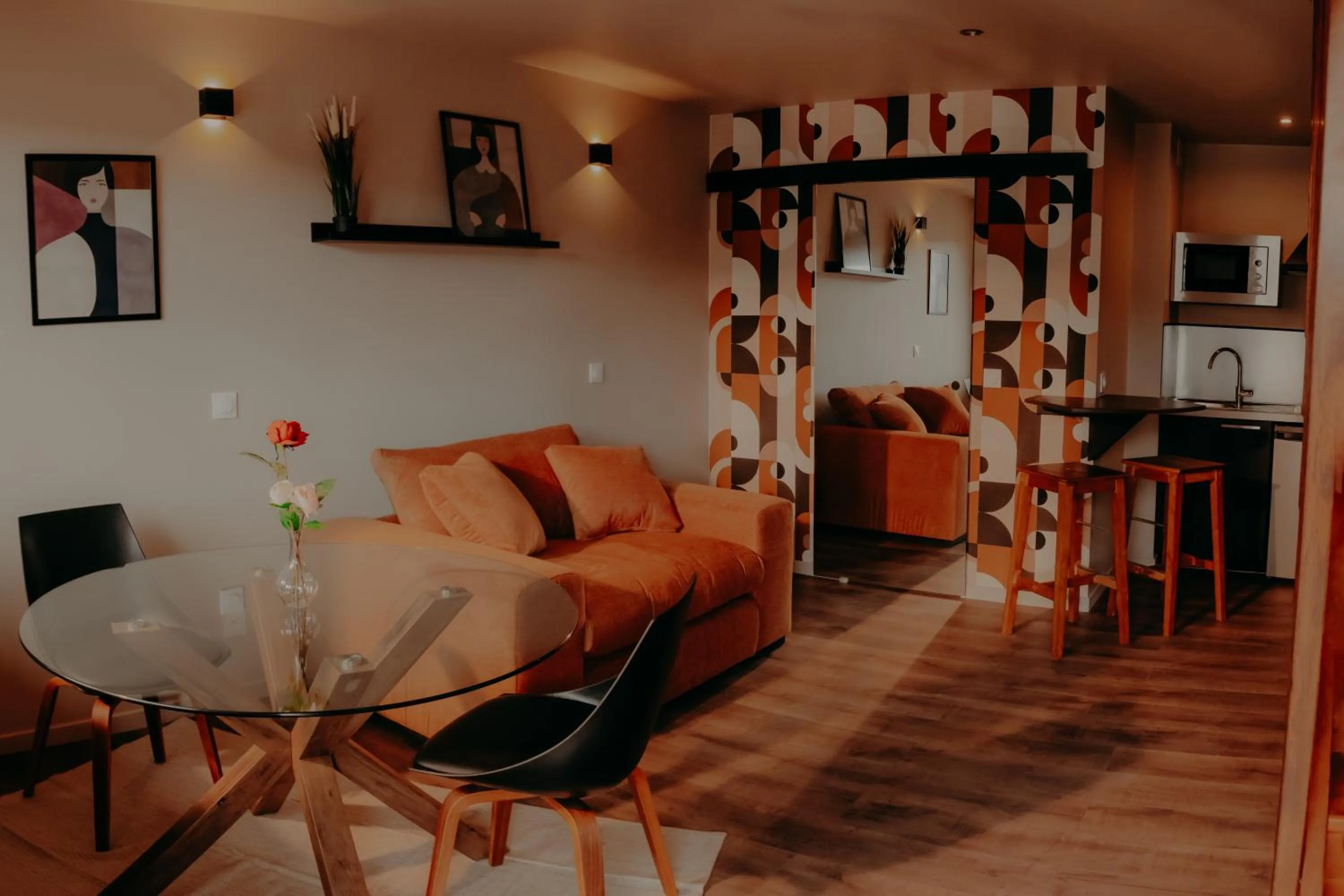 Kitchen or kitchenette in Le Central Hôtel-Bar