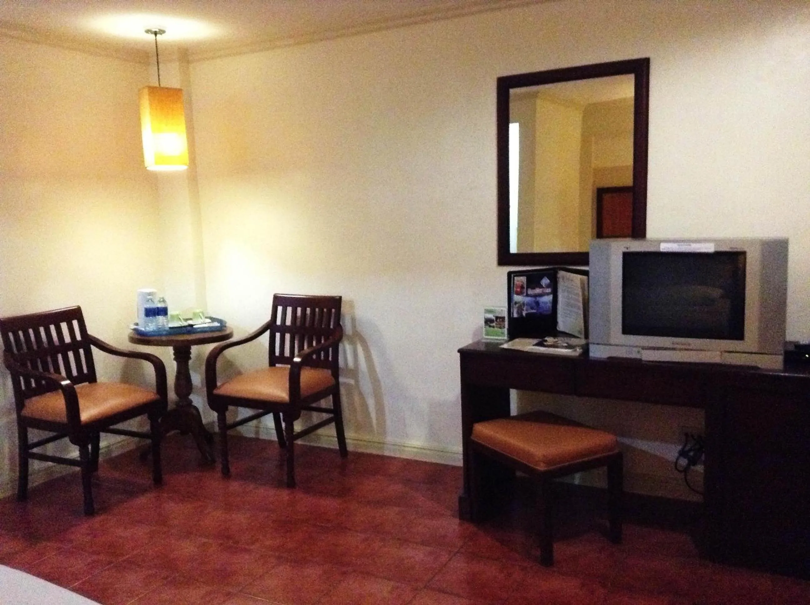 Seating area in Crown Regency Residences Davao