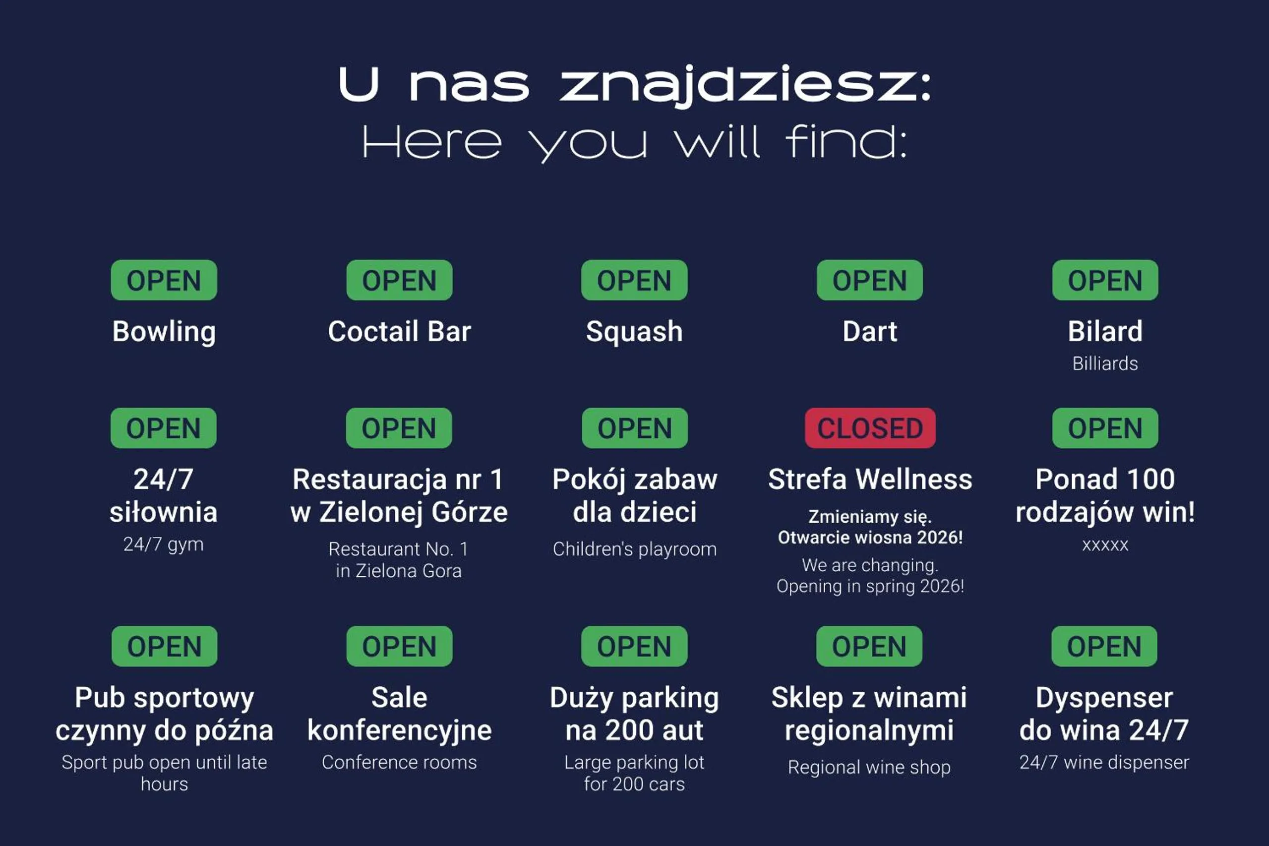 Logo/Certificate/Sign in Grape Town Hotel - Park79