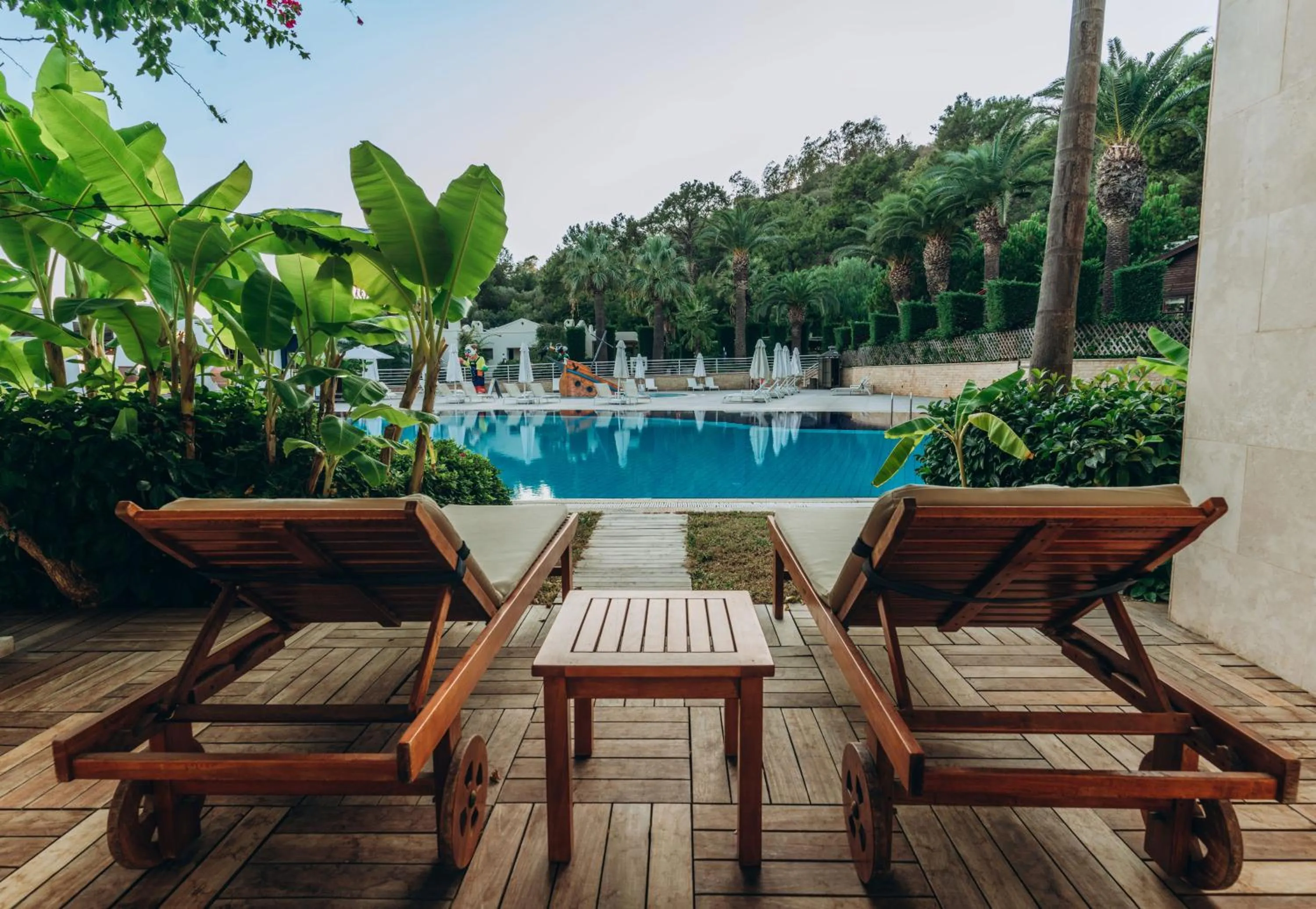 Pool view in Paloma Pasha